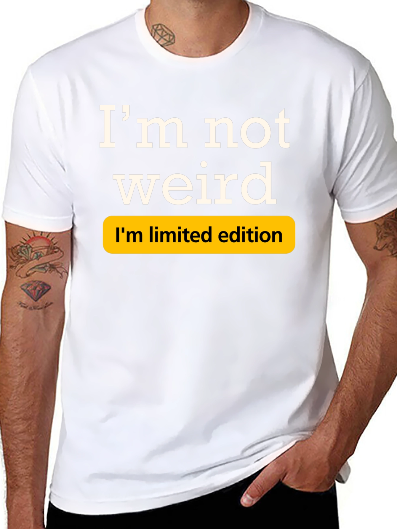 Im Not Weird Limited Edition Black T-Shirt