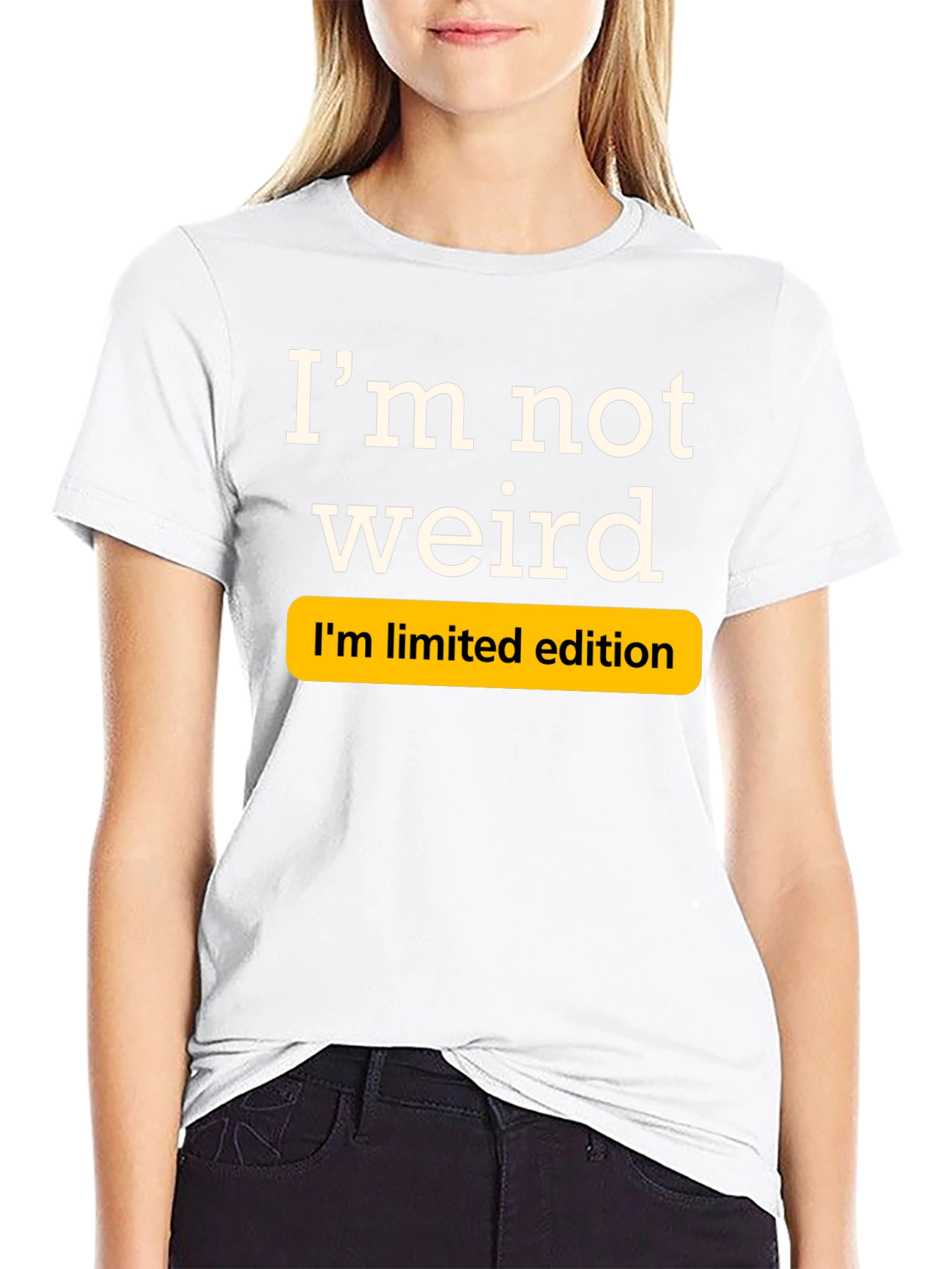 Im Not Weird Limited Edition Black T-Shirt