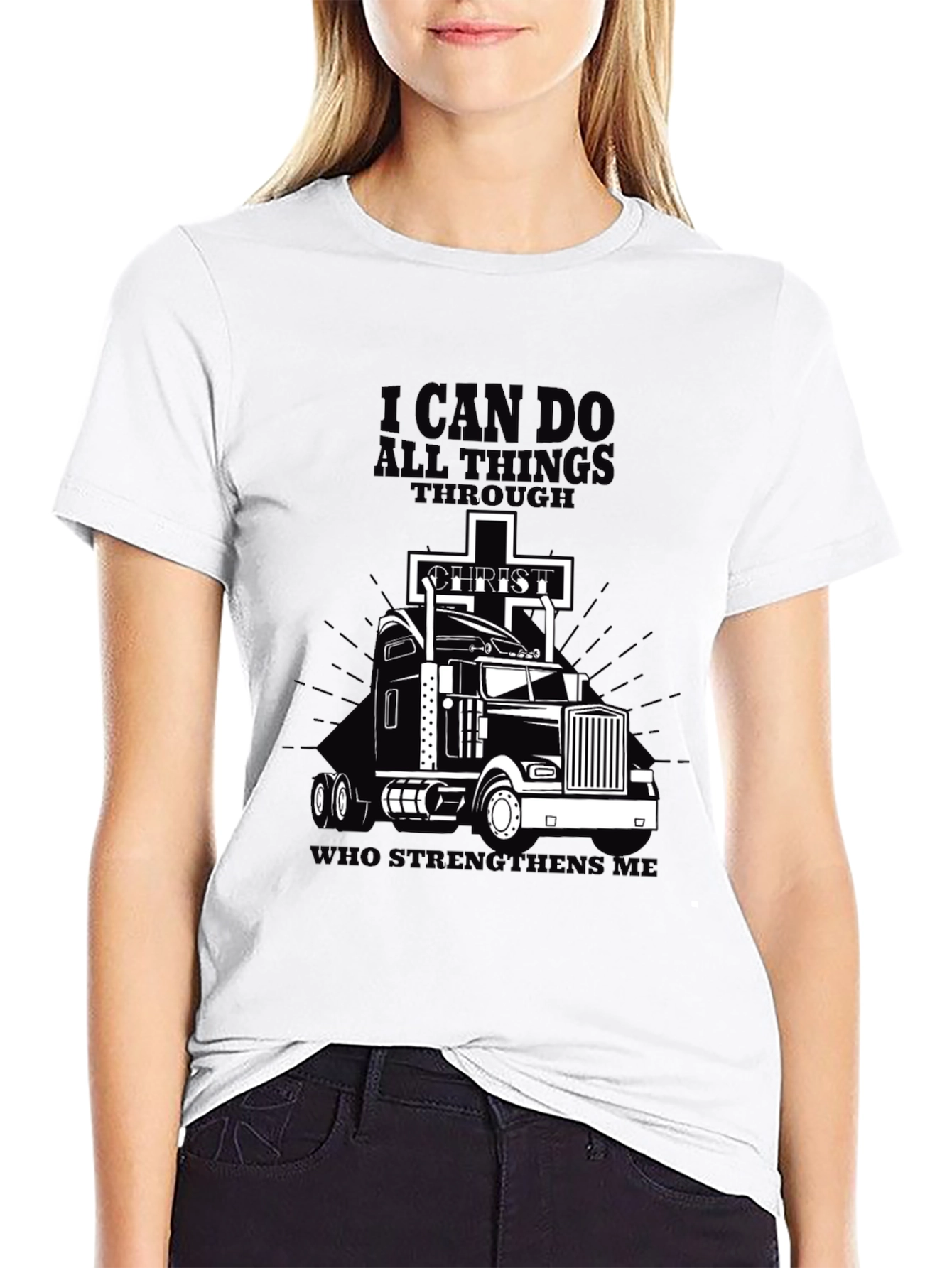 I Can Do All Things Trucker T-Shirt
