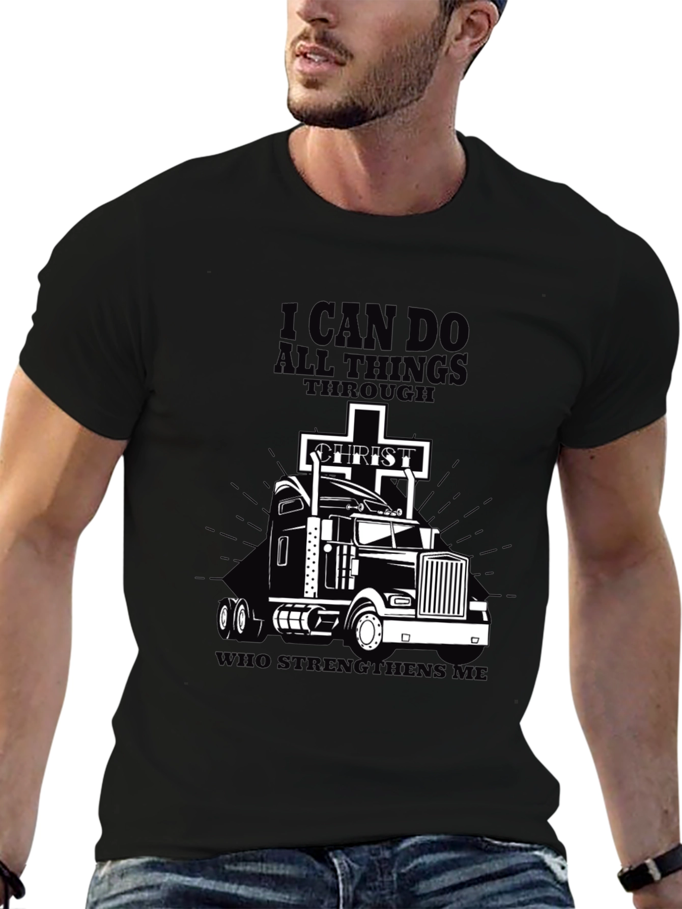 I Can Do All Things Trucker T-Shirt