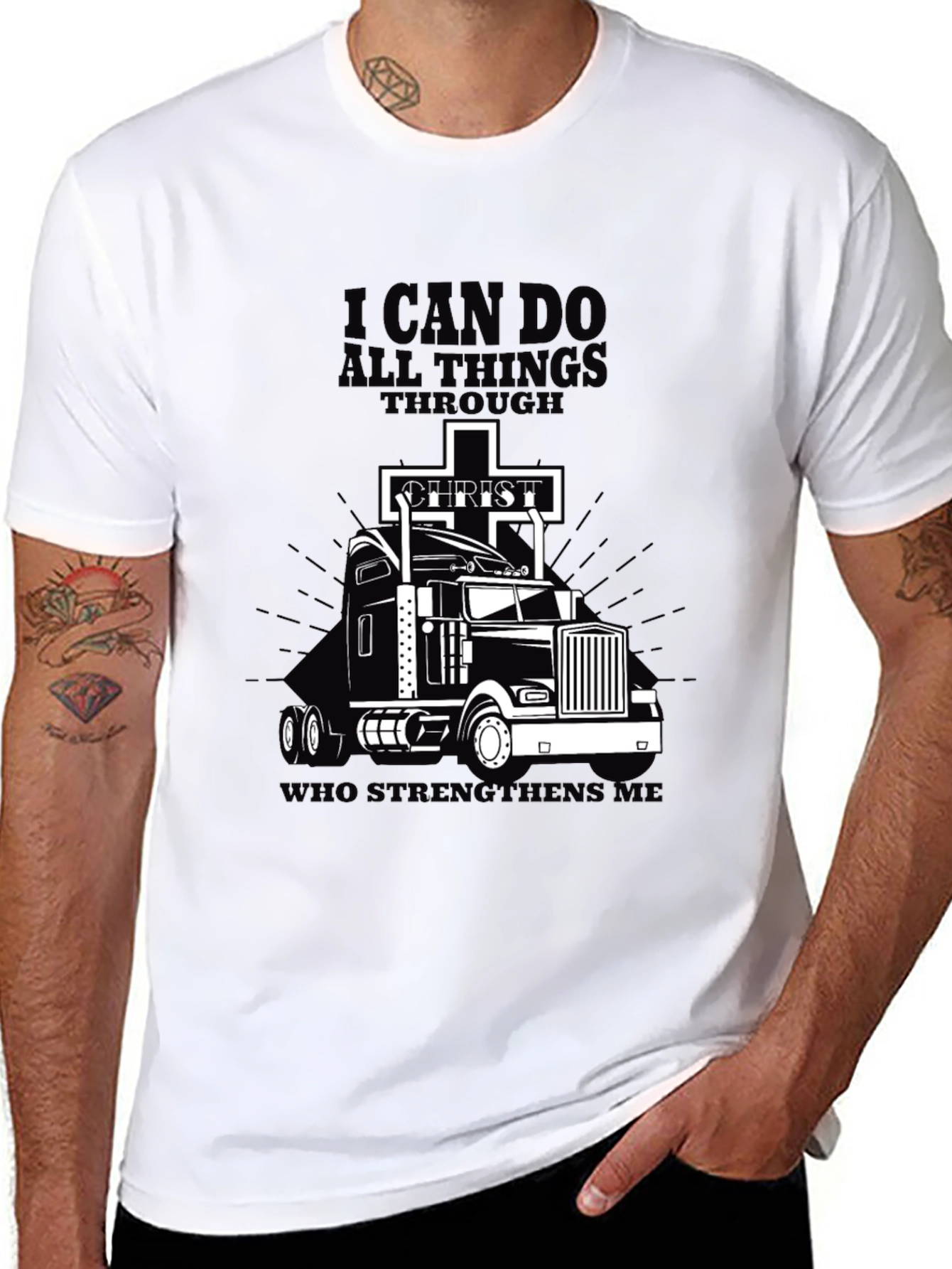I Can Do All Things Trucker T-Shirt