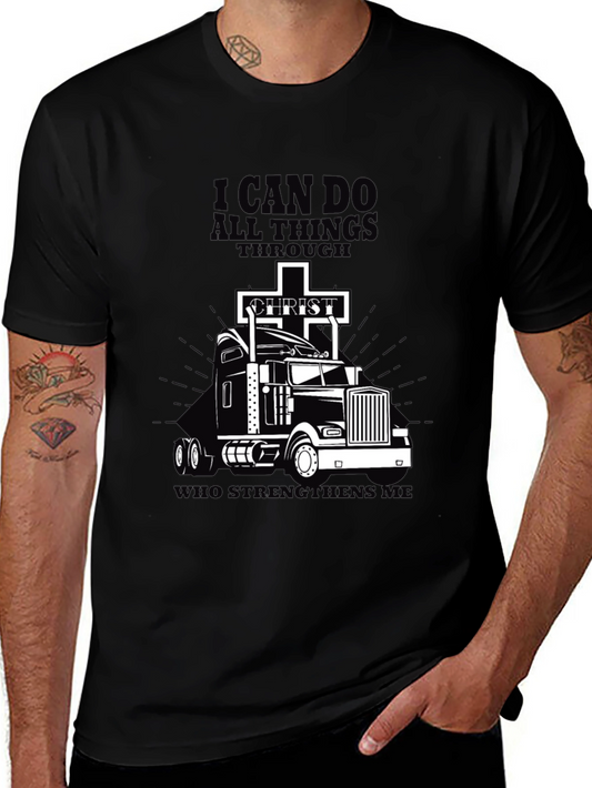 I Can Do All Things Trucker T-Shirt