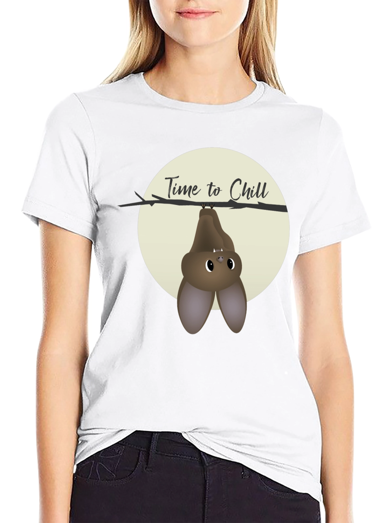 Time to Chill Bat Graphic T-Shirt