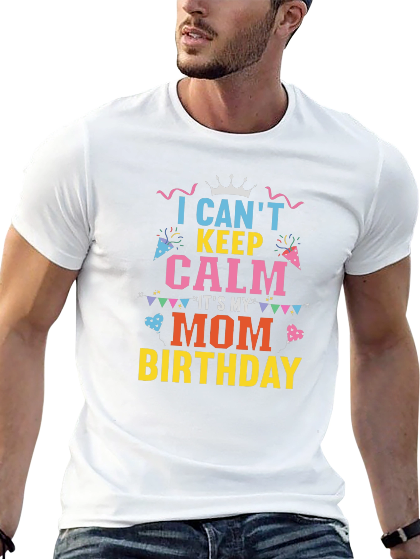 Moms Birthday Shirt: Cant Keep Calm Tee