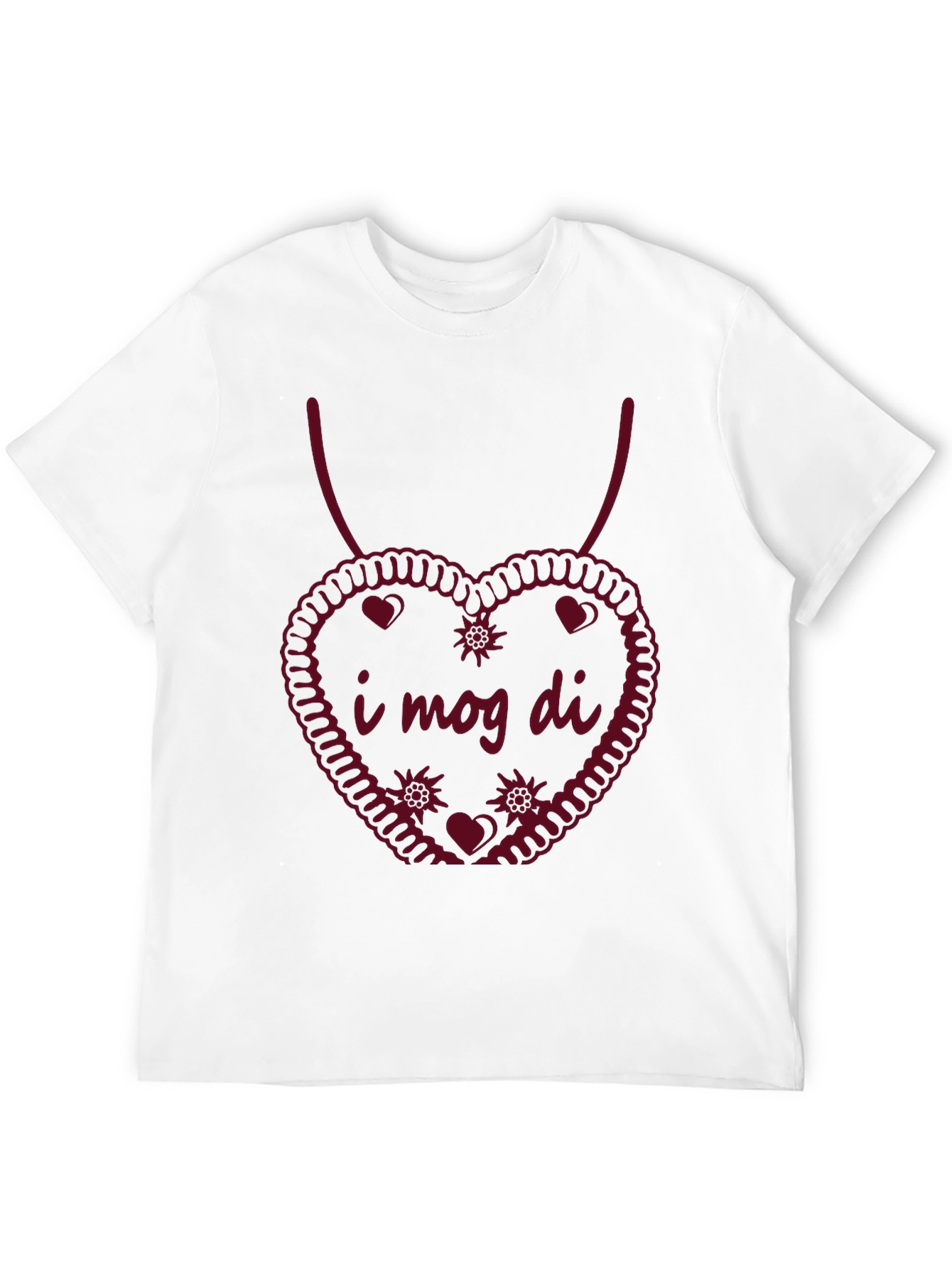 I Mog Di T-Shirt - Heart Design Bavarian Love