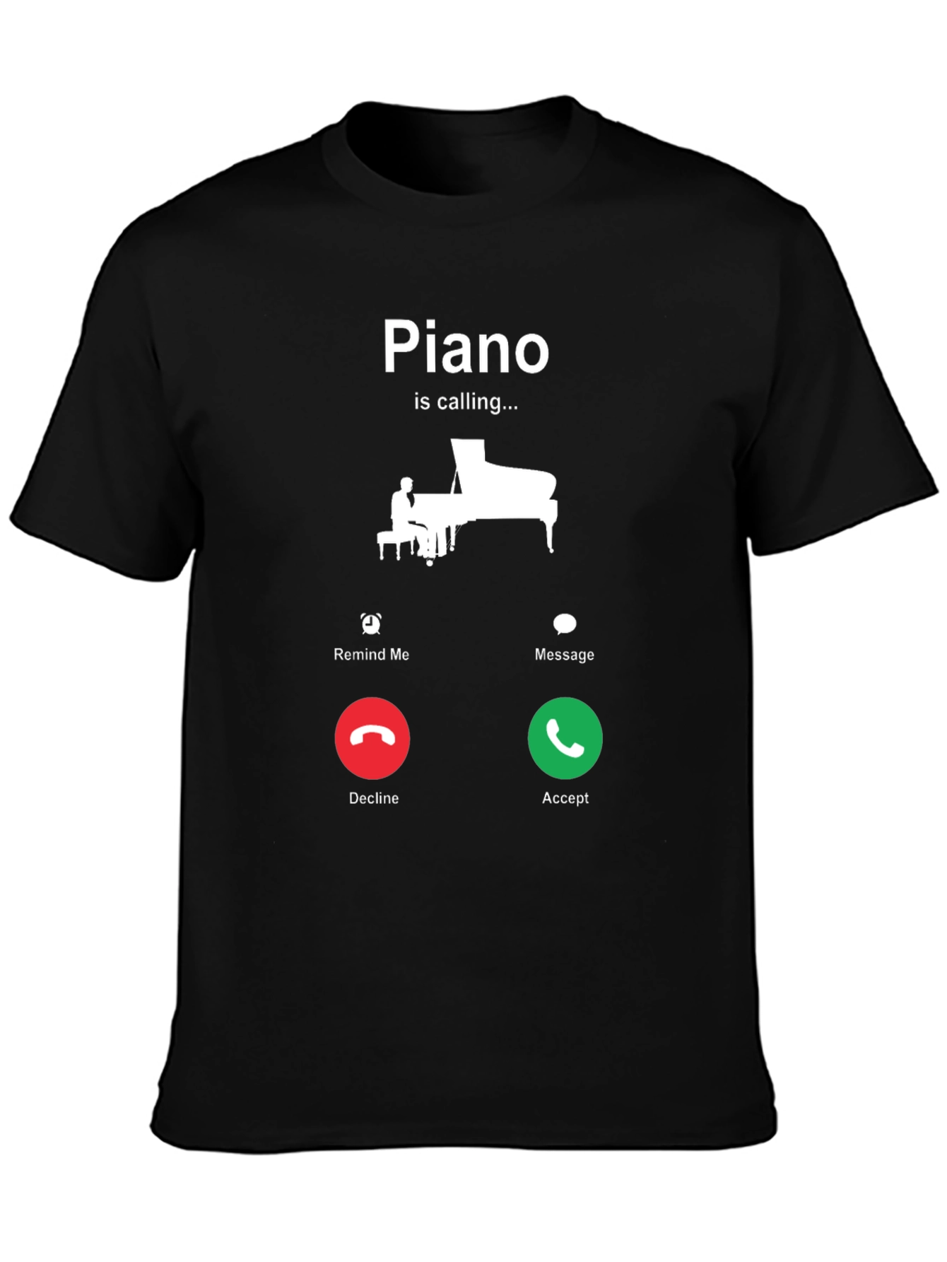 Piano is Calling T-Shirt - Music Lover Tee