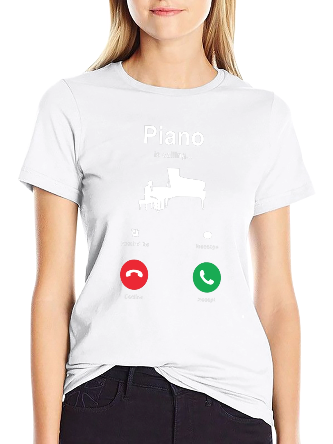 Piano is Calling T-Shirt - Music Lover Tee