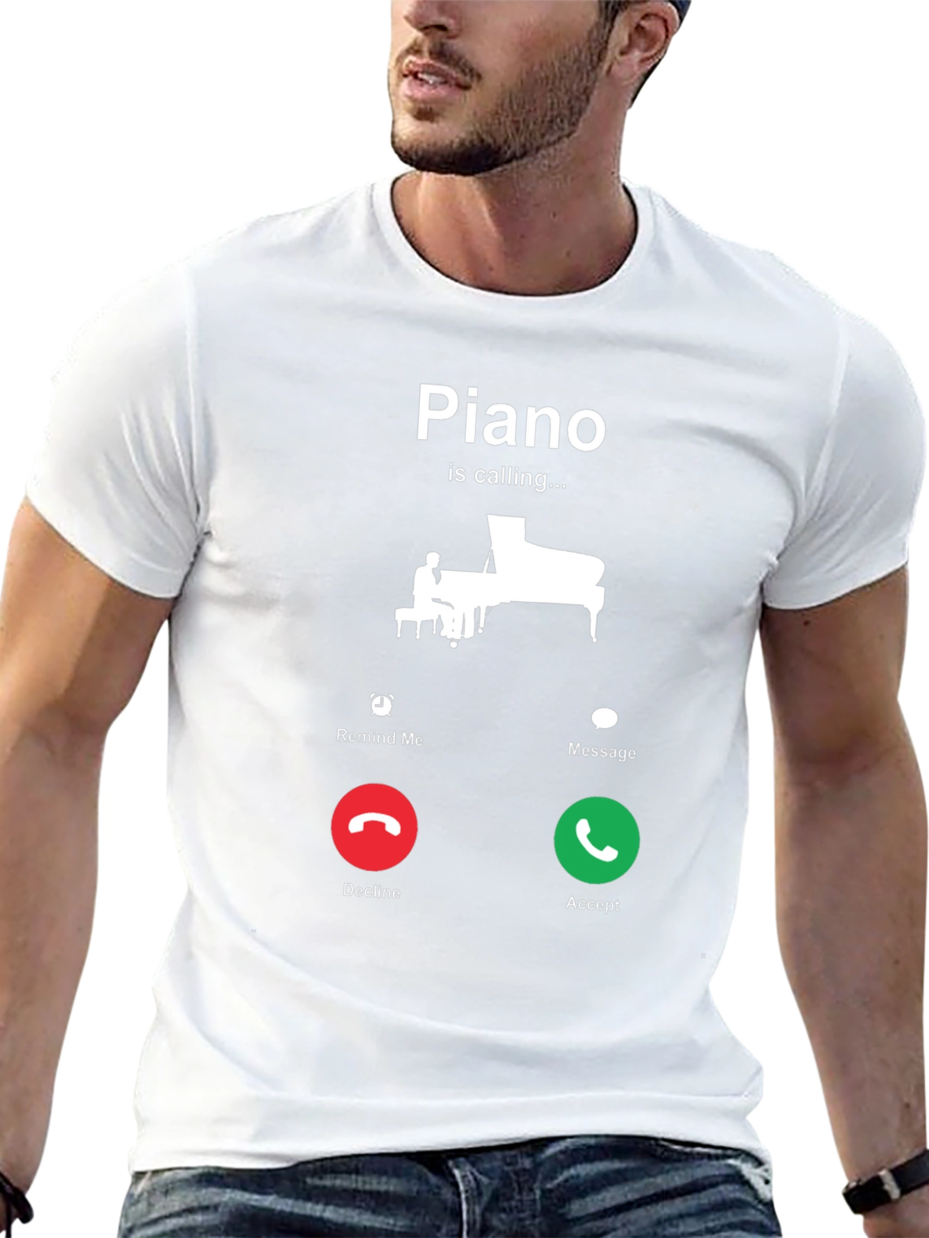 Piano is Calling T-Shirt - Music Lover Tee