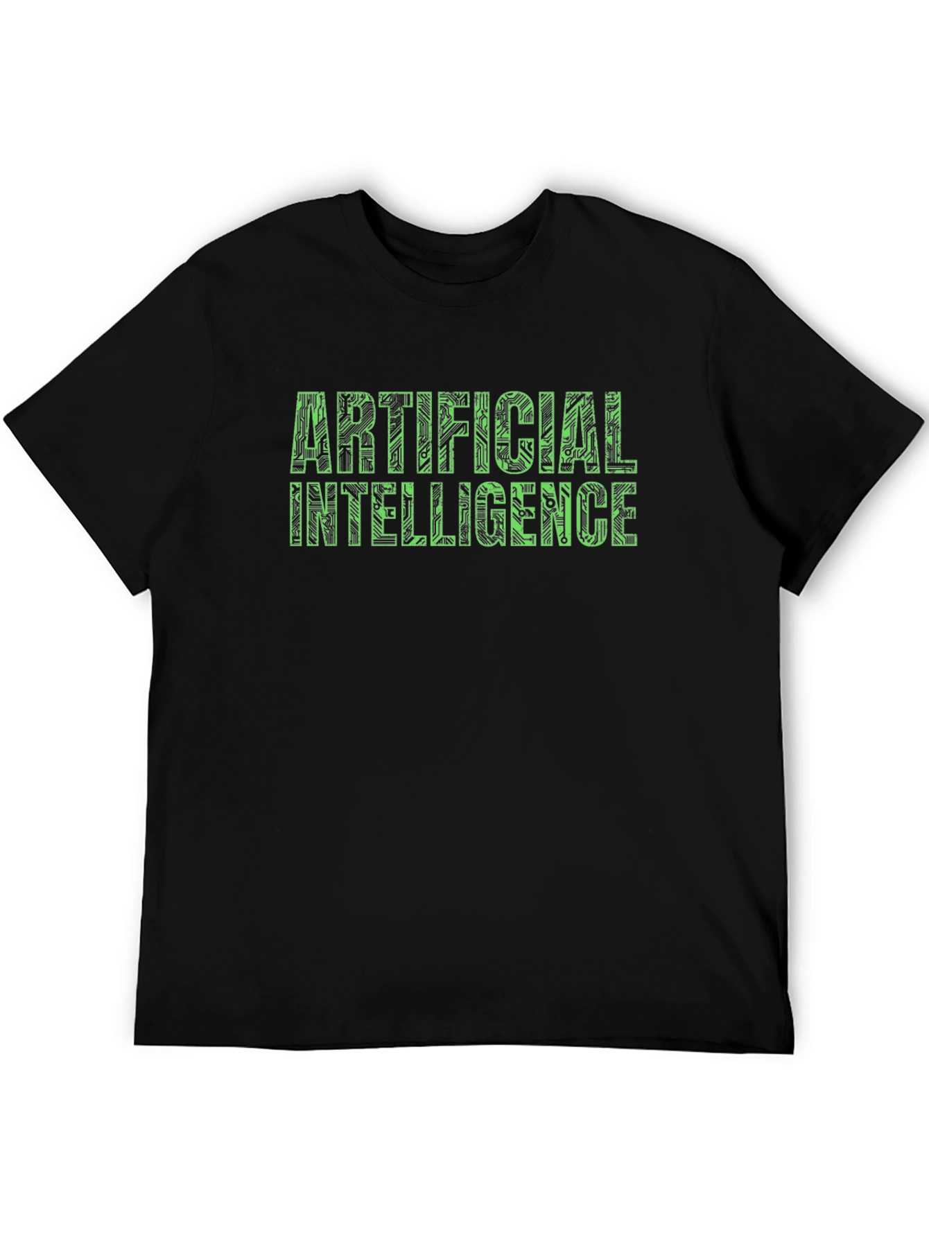 Artificial Intelligence Circuit Board Graphic T-Shirt
