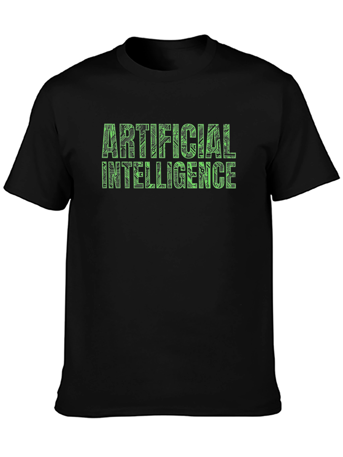 Artificial Intelligence Circuit Board Graphic T-Shirt