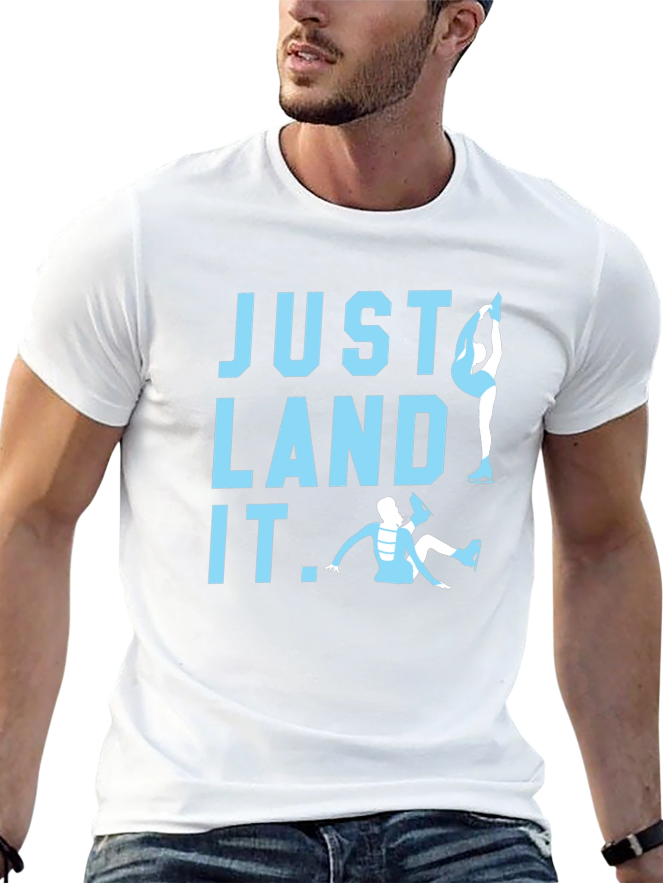 Just Land It Figure Skating Tee