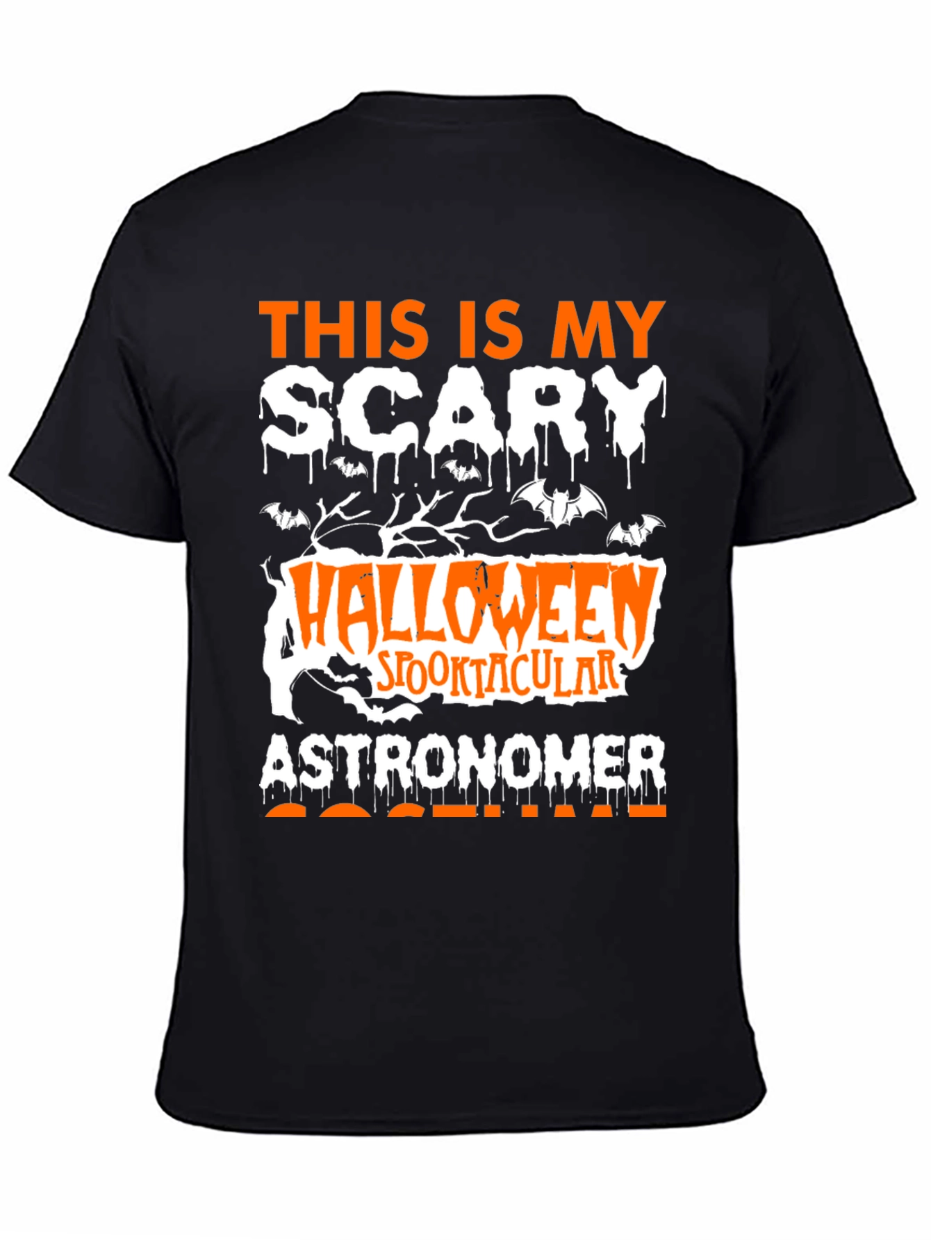 Scary Halloween Astronomer T-Shirt