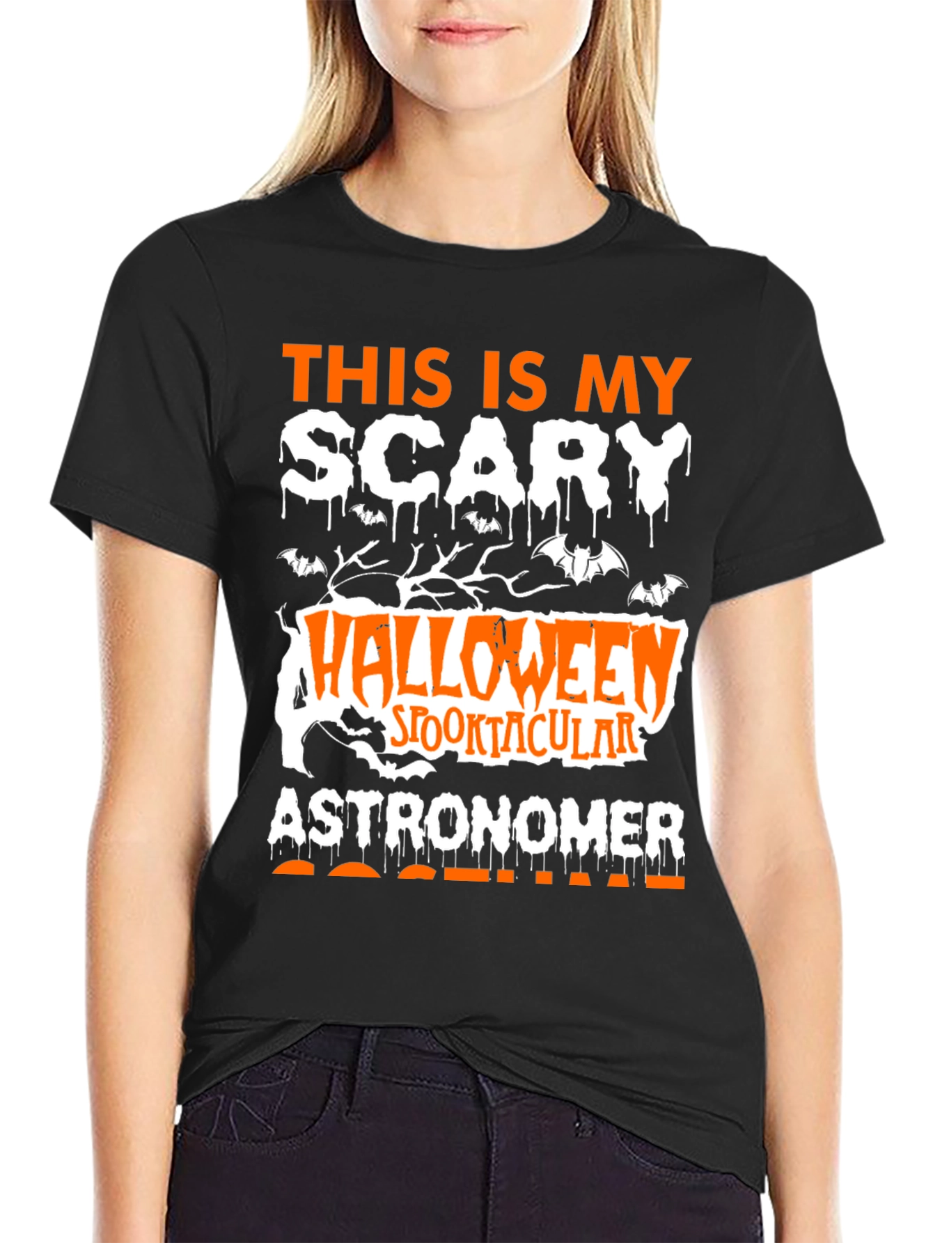 Scary Halloween Astronomer T-Shirt