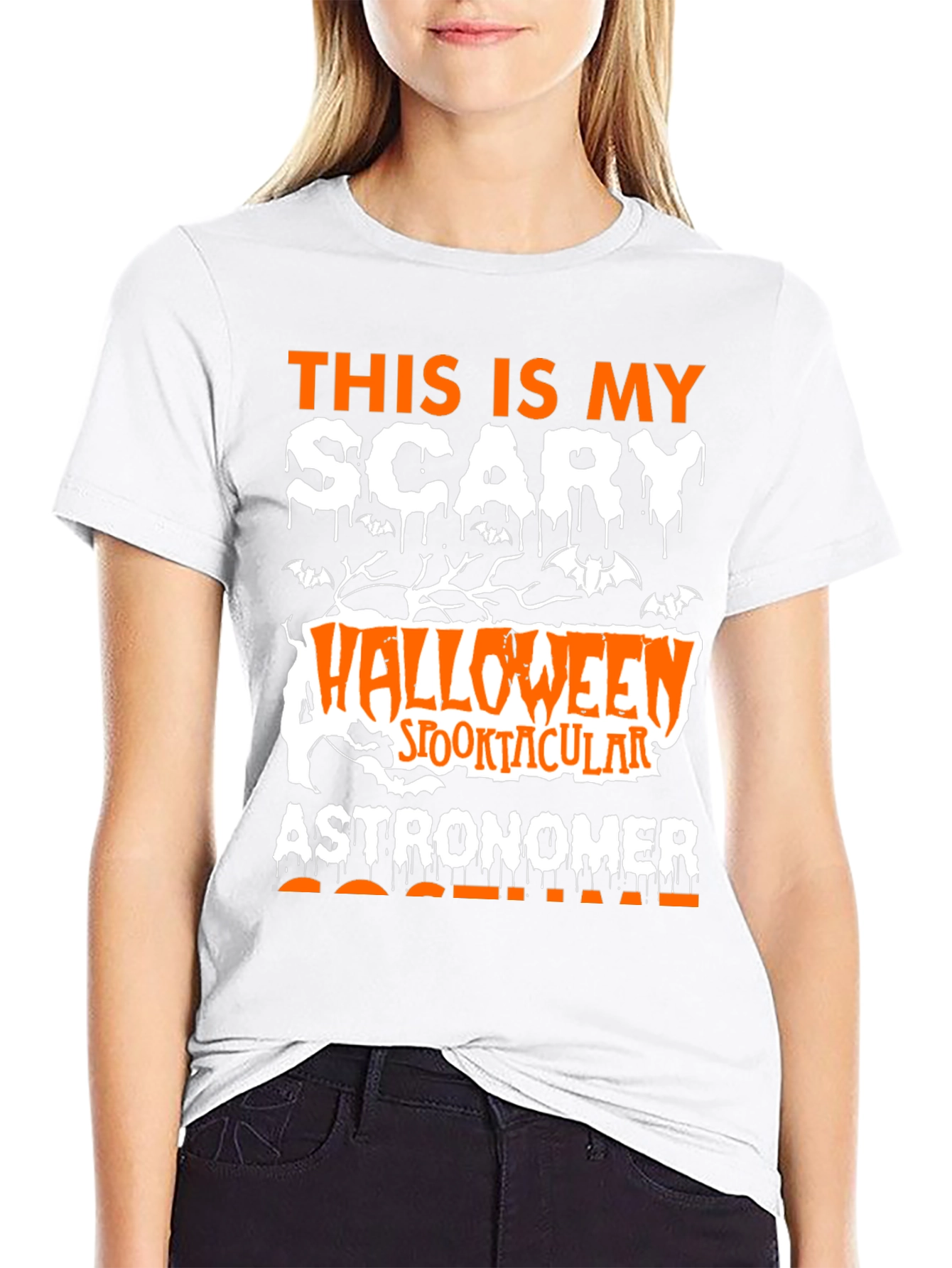 Scary Halloween Astronomer T-Shirt