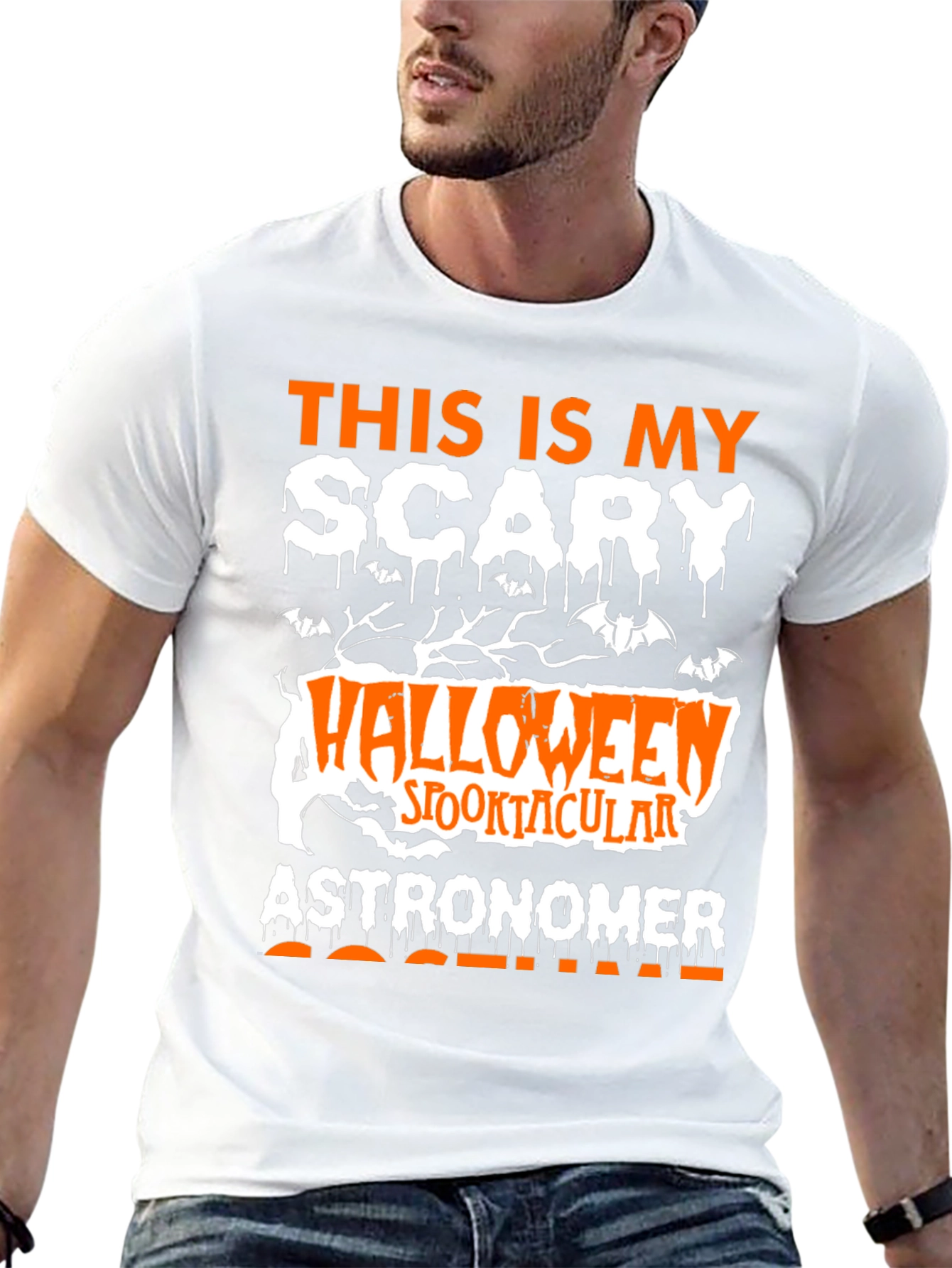 Scary Halloween Astronomer T-Shirt