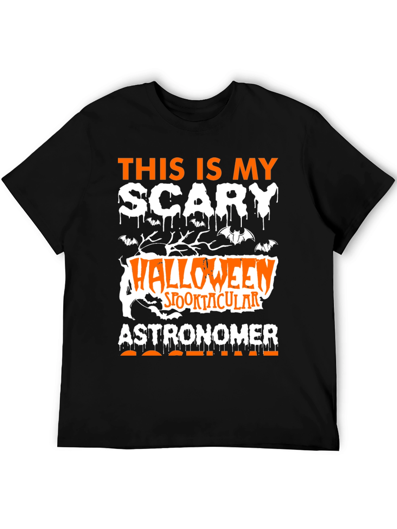 Scary Halloween Astronomer T-Shirt
