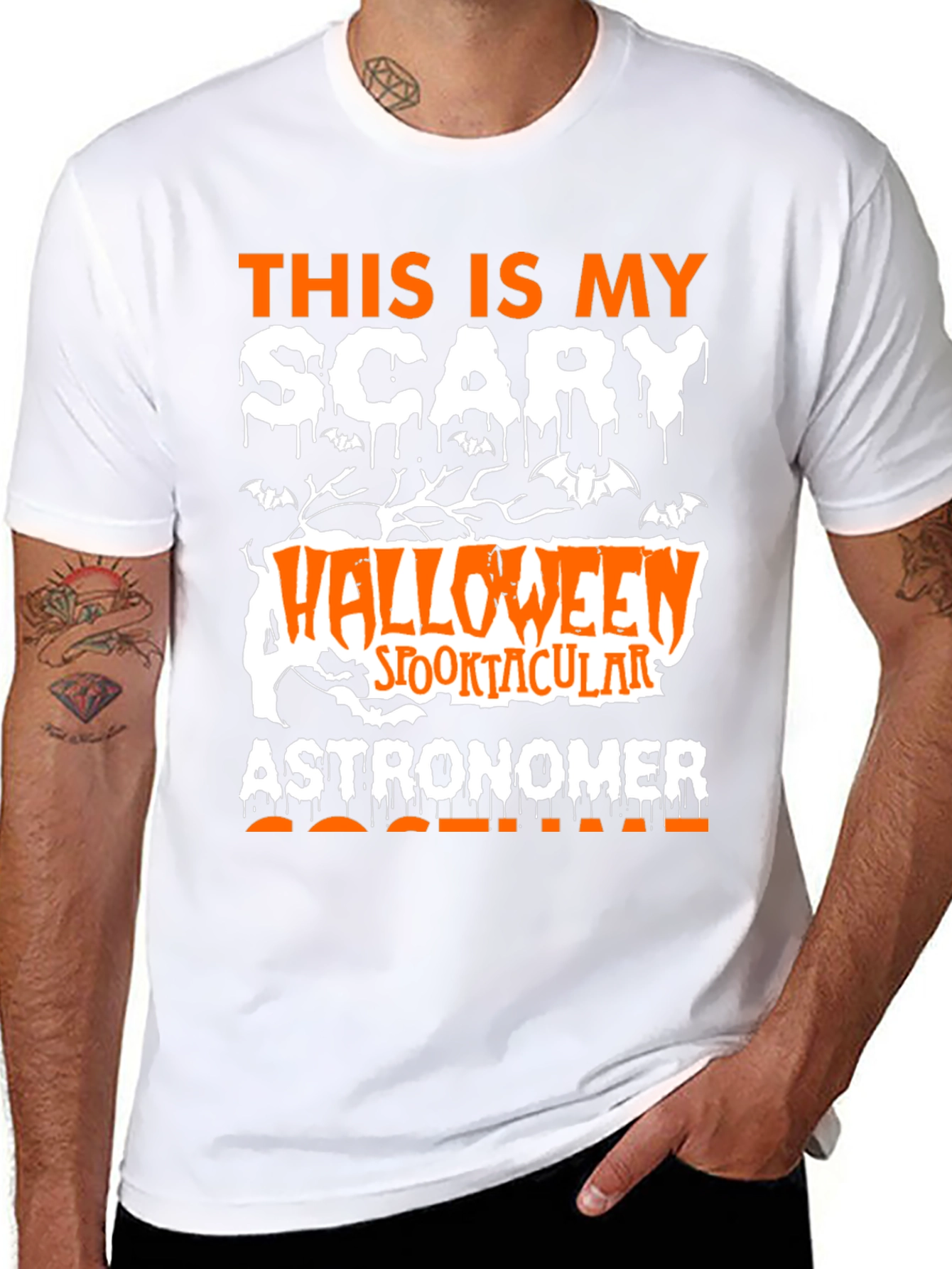Scary Halloween Astronomer T-Shirt