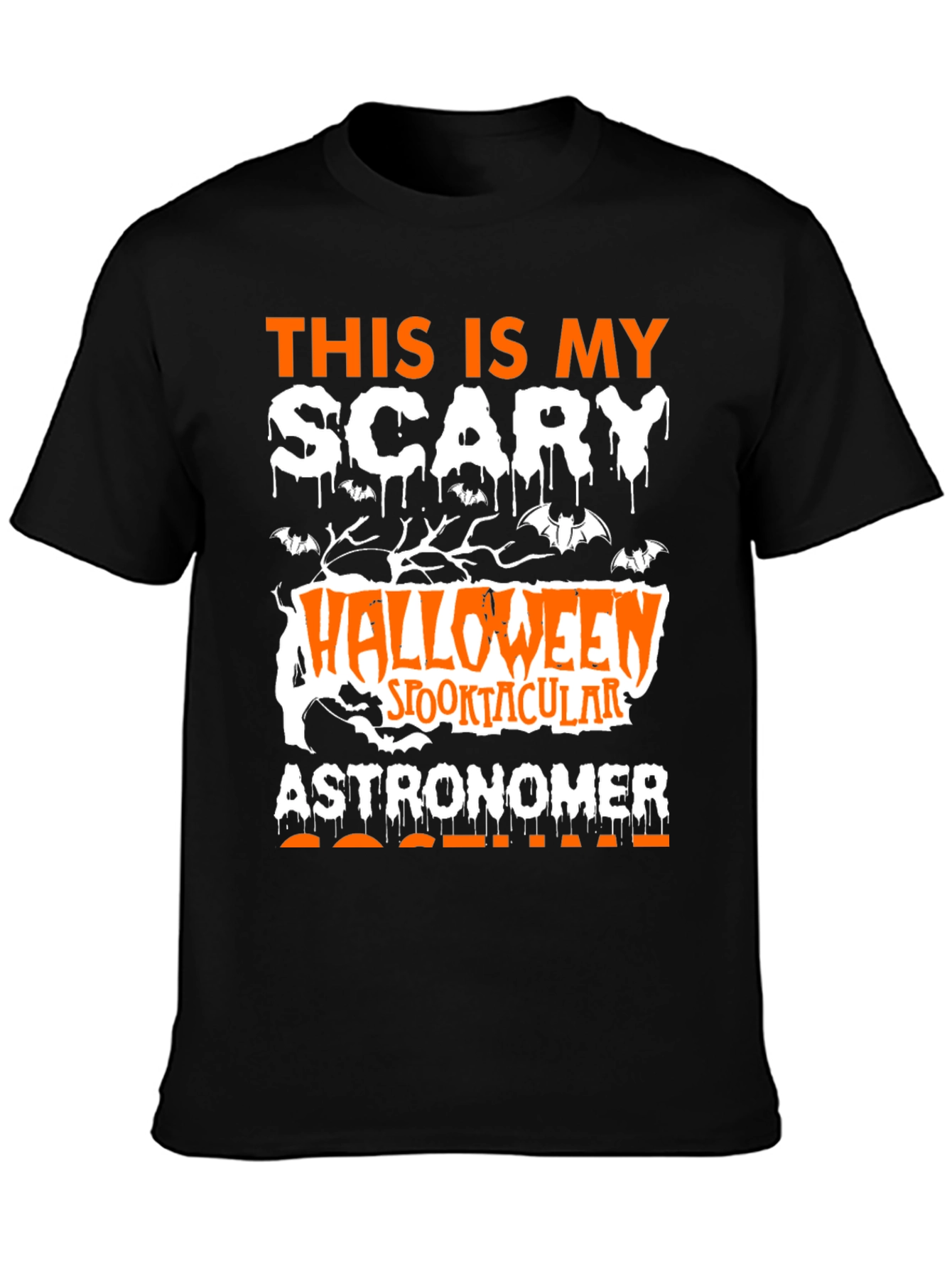 Scary Halloween Astronomer T-Shirt