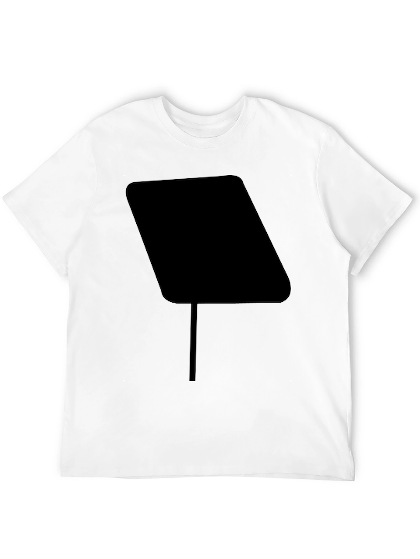 Abstract Graphic Black T-Shirt
