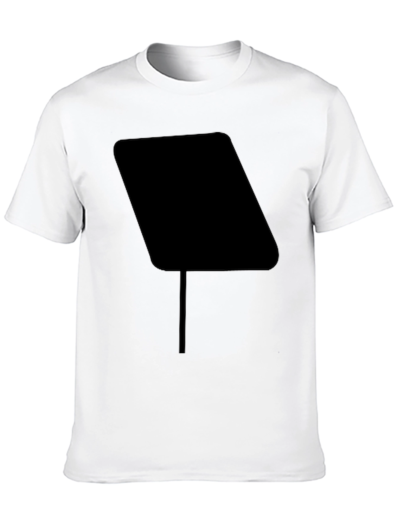Abstract Graphic Black T-Shirt