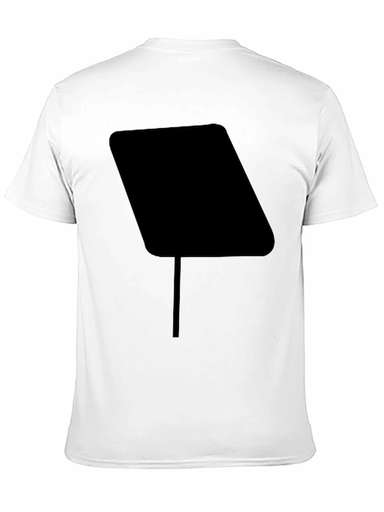 Abstract Graphic Black T-Shirt