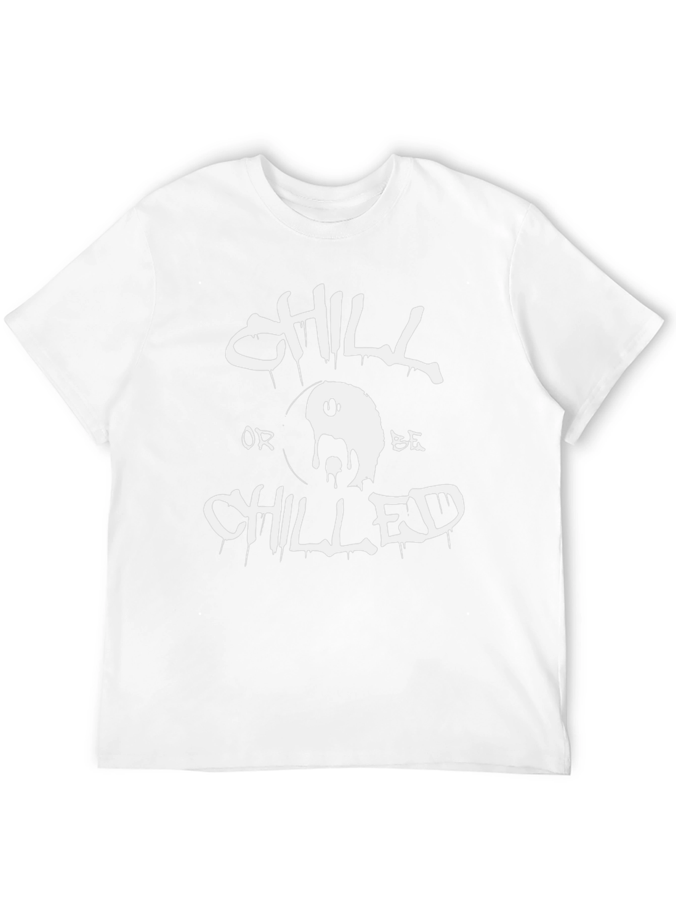 Chill or Be Chilled Black Graphic Tee