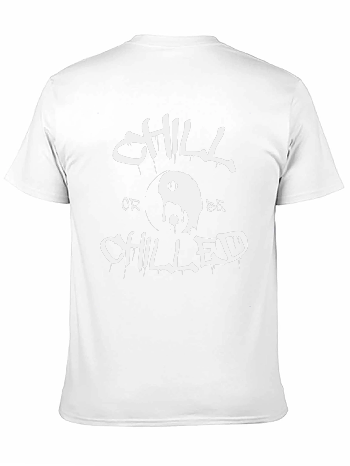 Chill or Be Chilled Black Graphic Tee