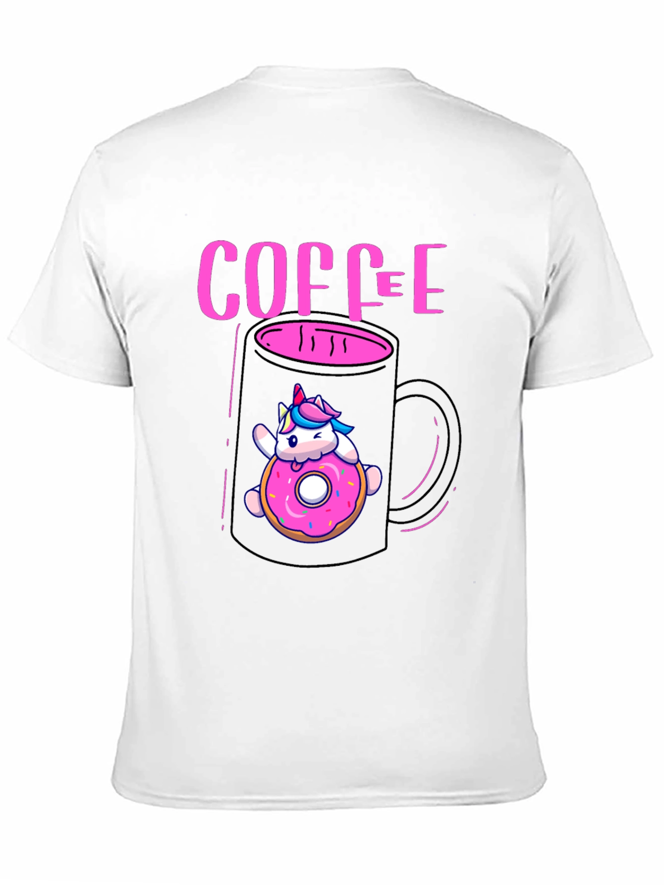 Unicorn Coffee & Donut Graphic Tee