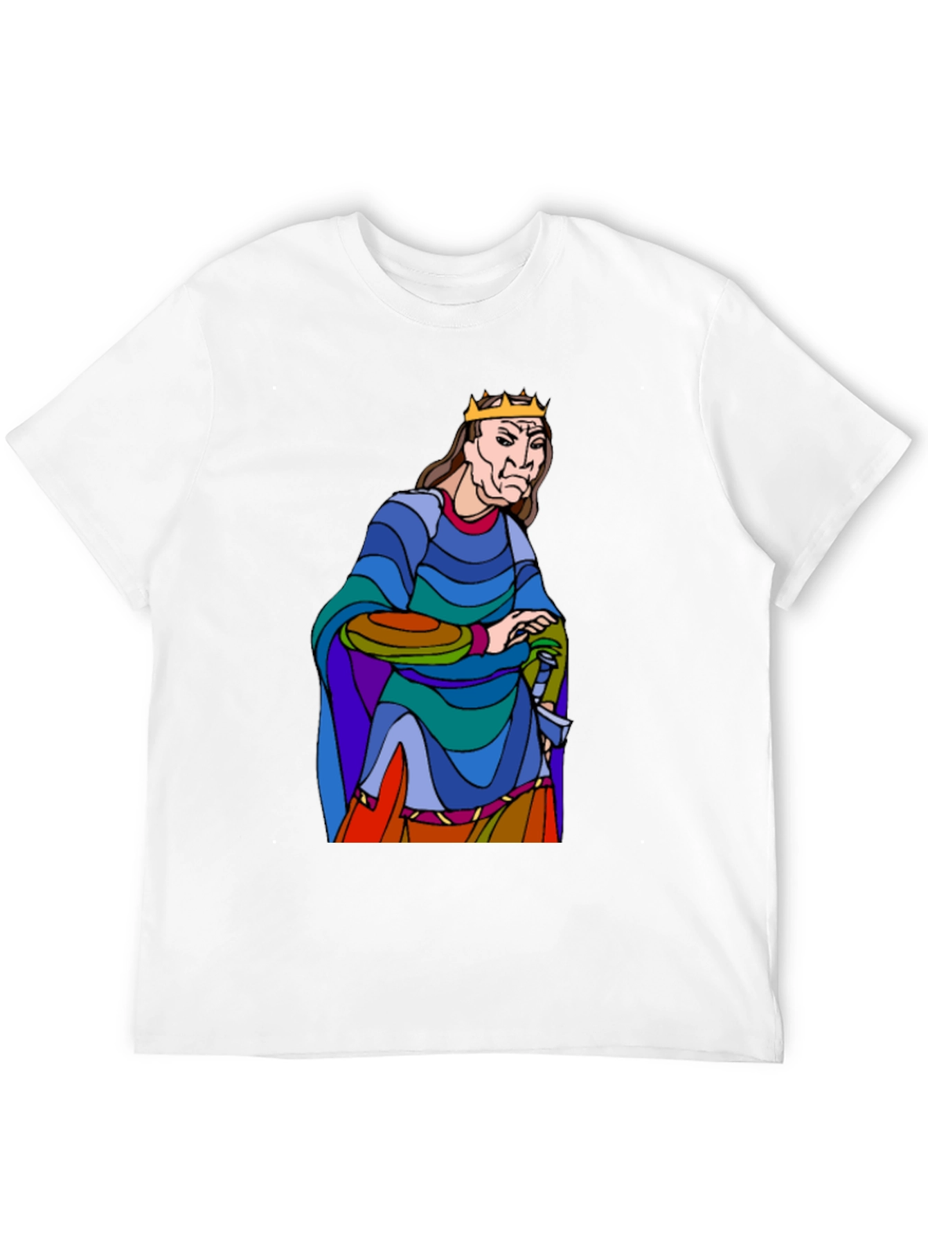 King Cartoon Graphic T-Shirt - Black