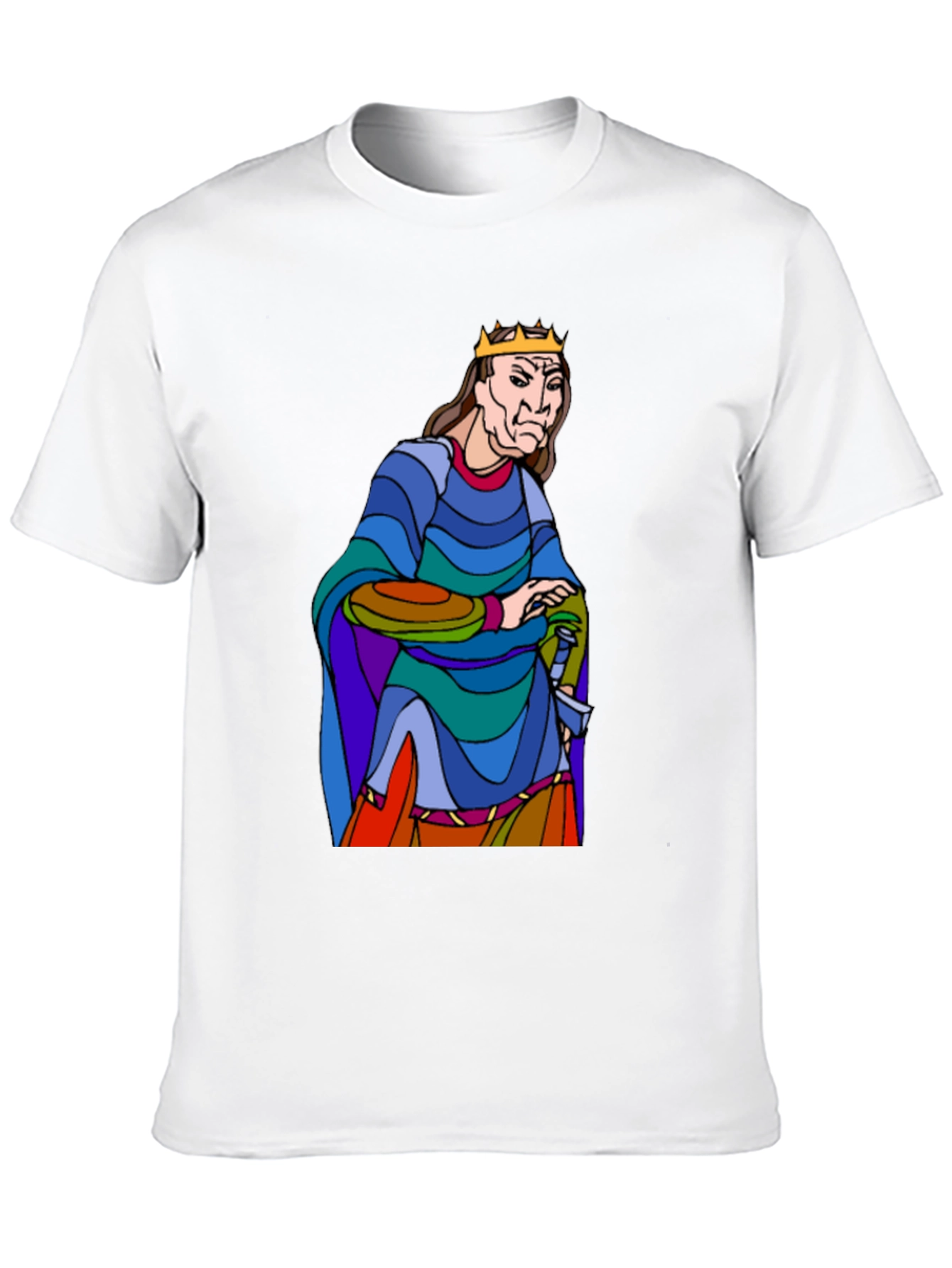 King Cartoon Graphic T-Shirt - Black