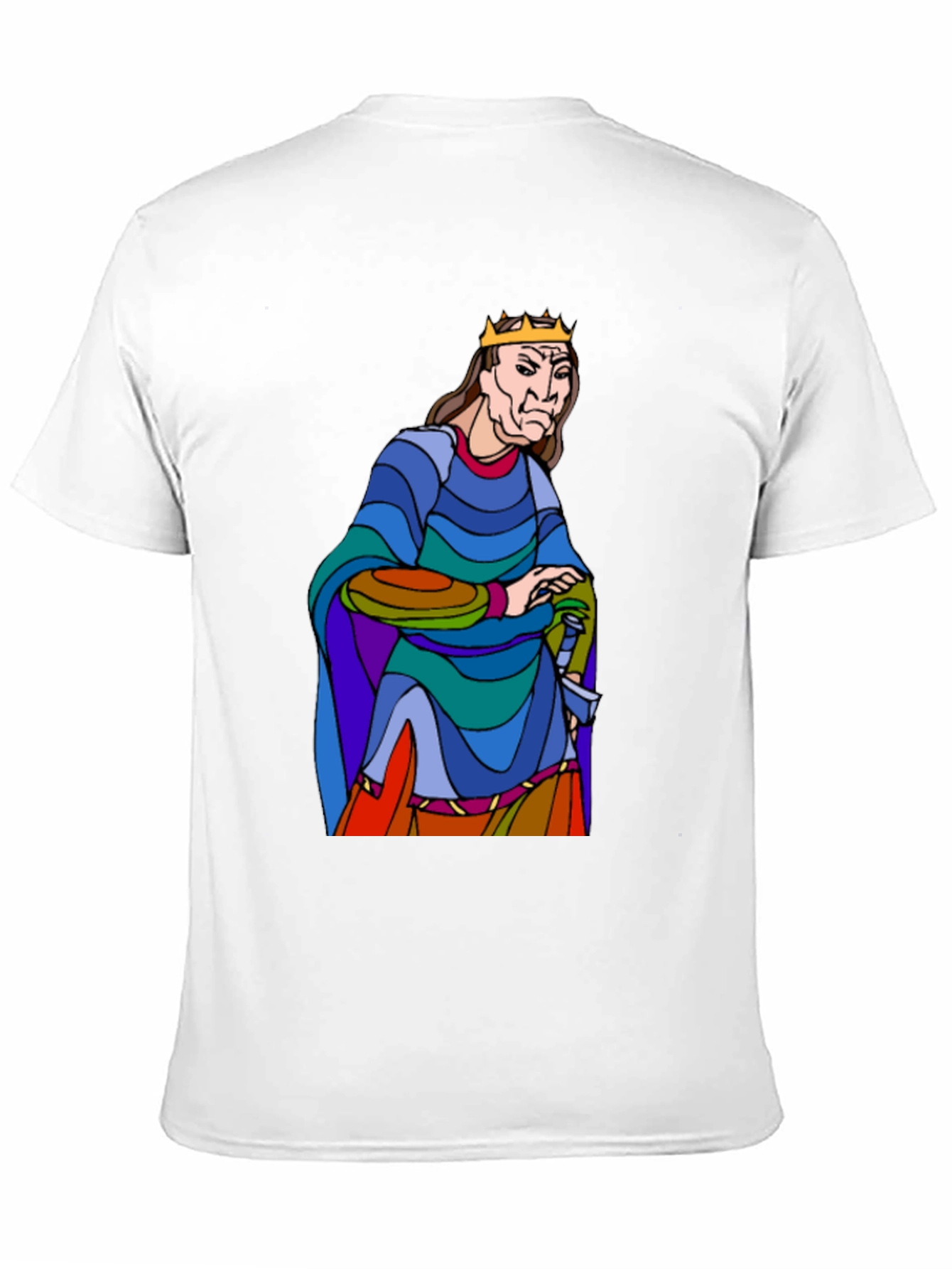 King Cartoon Graphic T-Shirt - Black