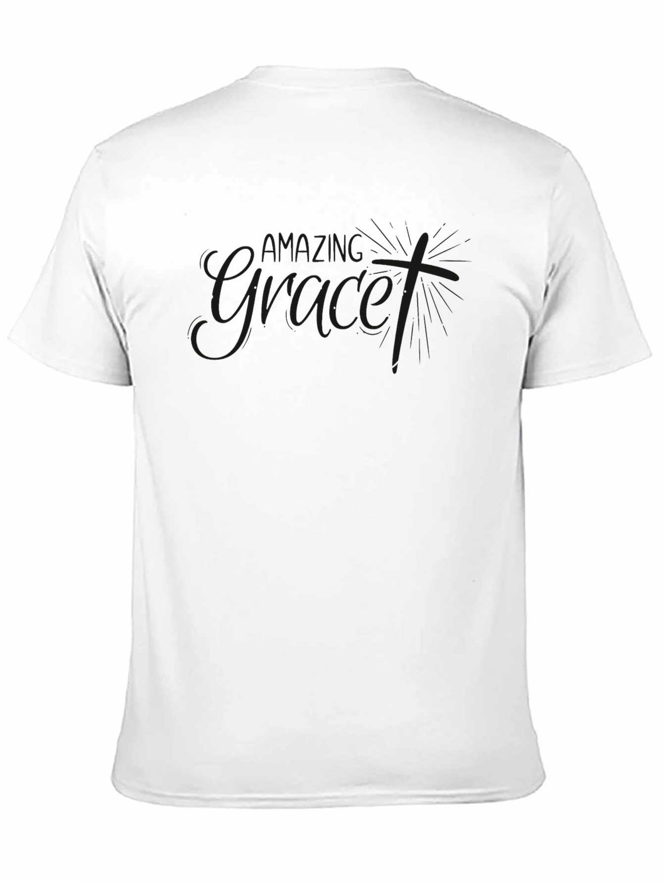 Plain Black Crew Neck T-Shirt - Casual Comfort