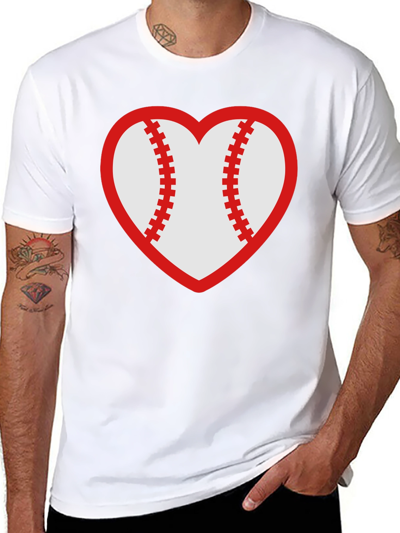 Baseball Heart T-Shirt