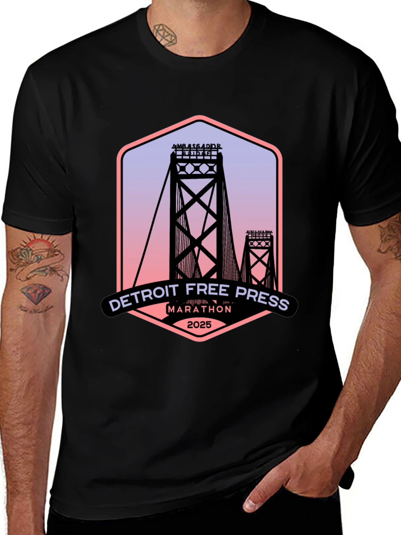Detroit Free Press Marathon 2025 T-Shirt