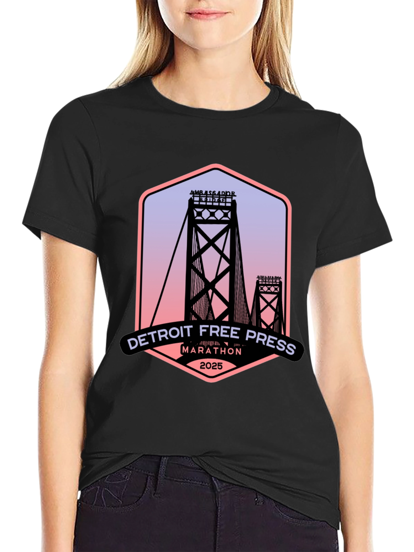 Detroit Free Press Marathon 2025 T-Shirt
