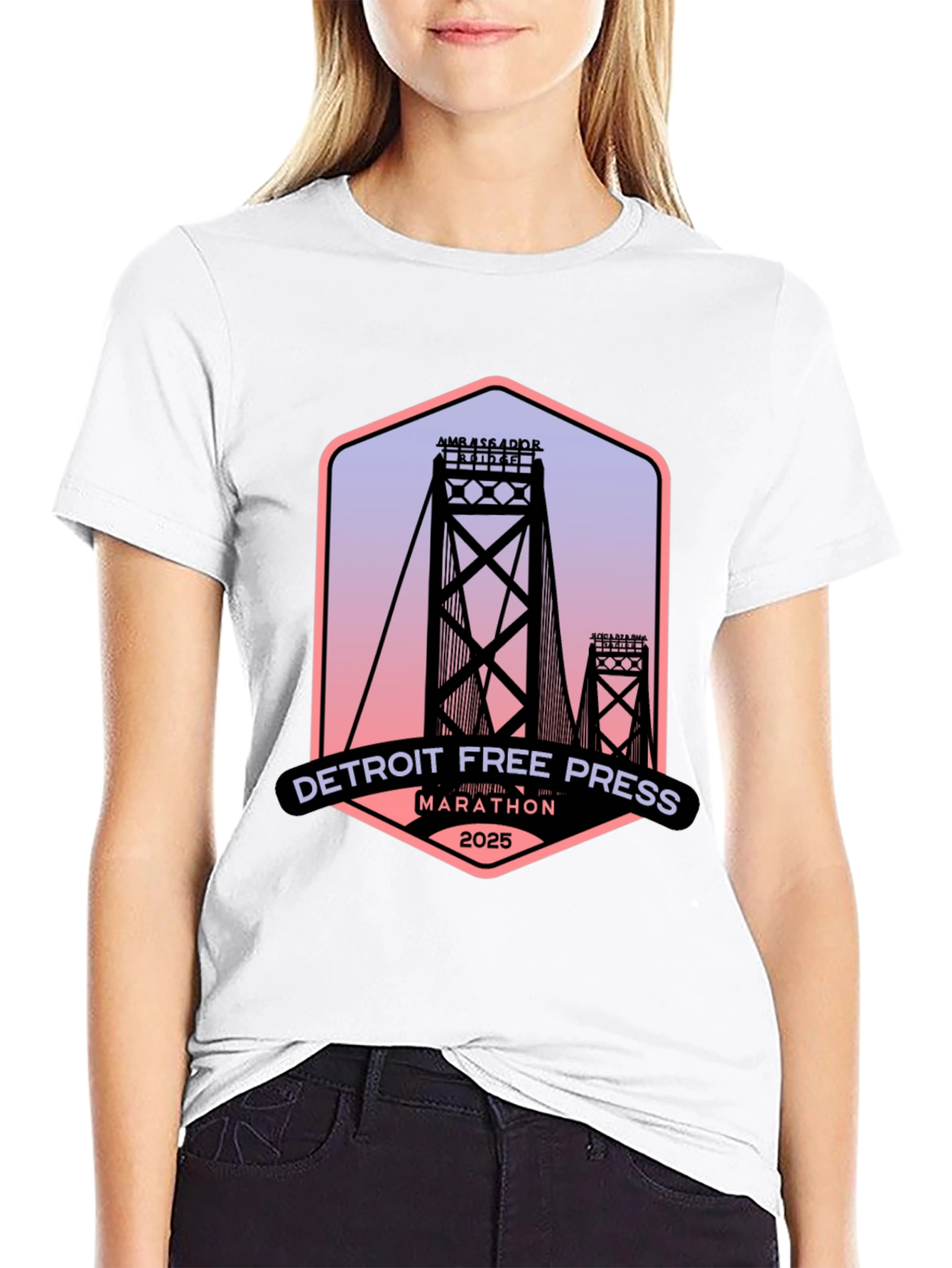 Detroit Free Press Marathon 2025 T-Shirt