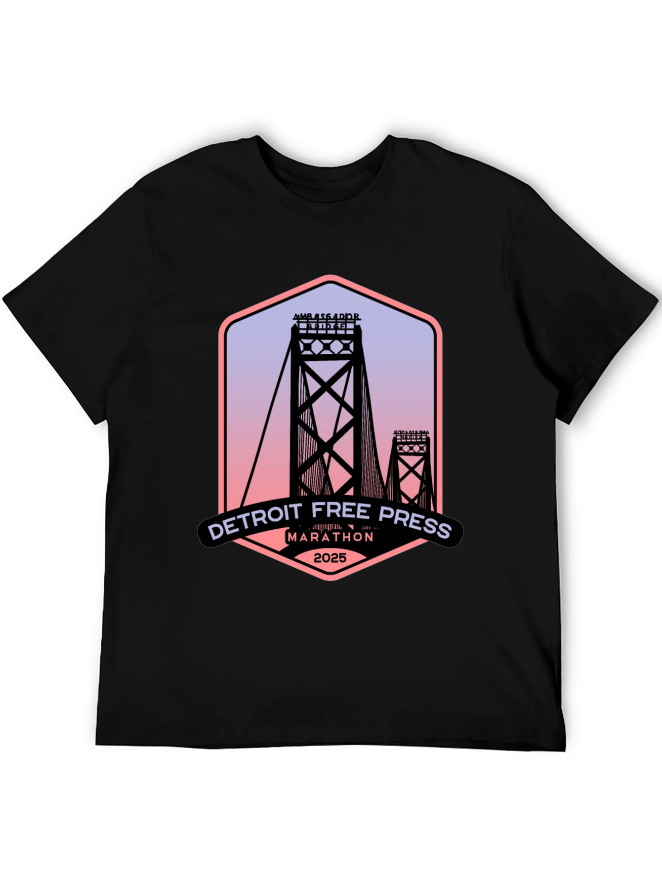 Detroit Free Press Marathon 2025 T-Shirt