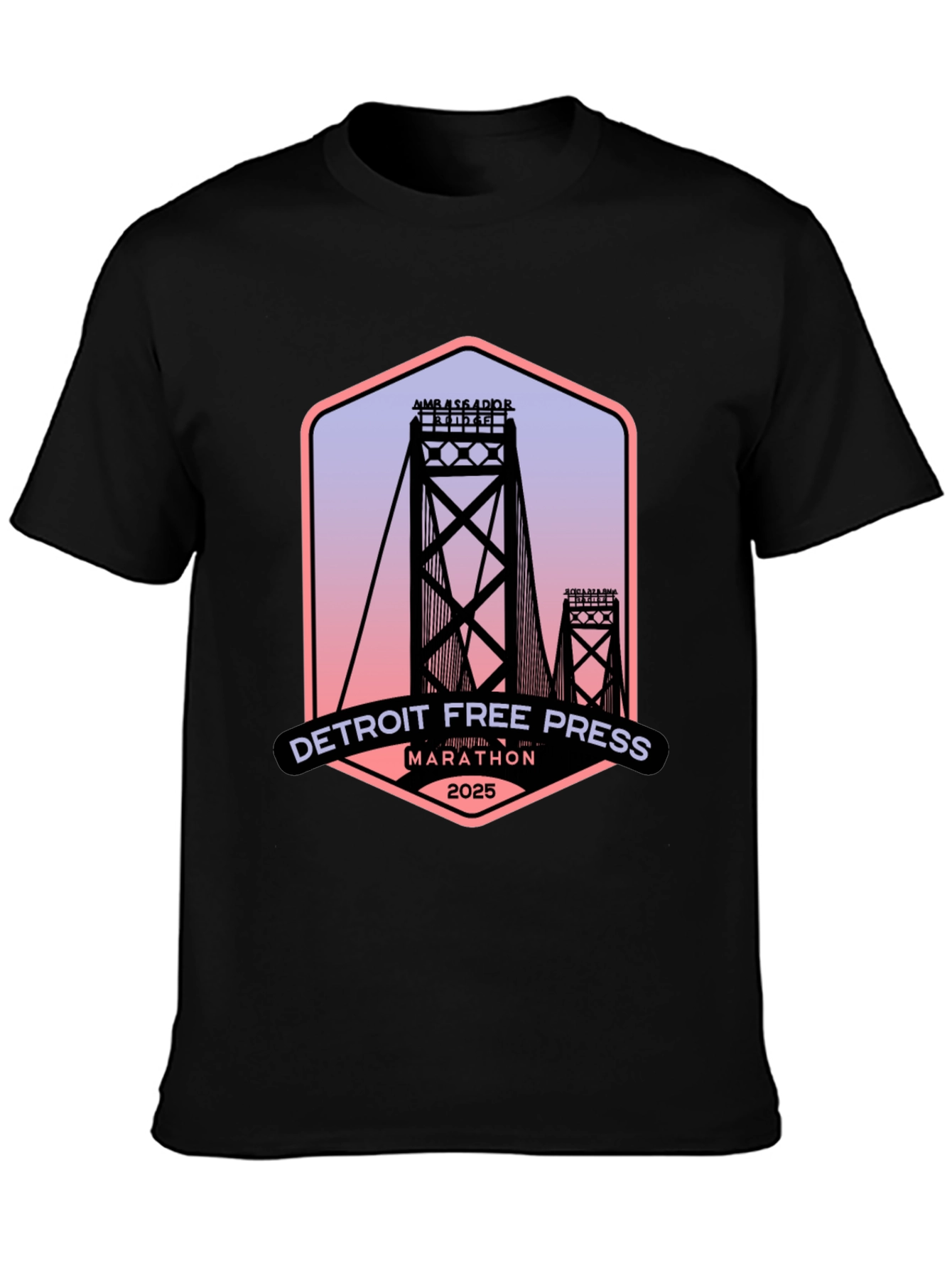 Detroit Free Press Marathon 2025 T-Shirt