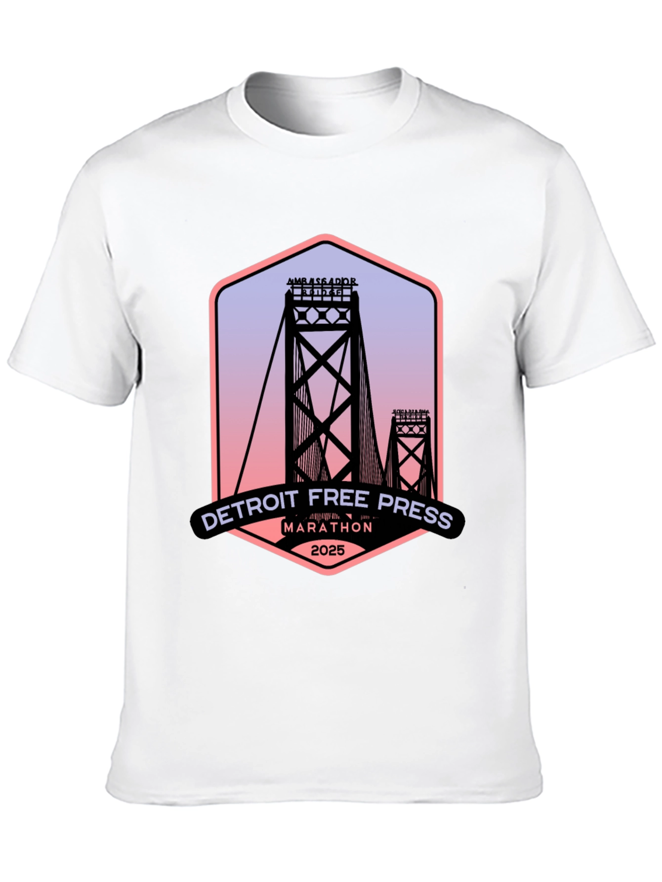 Detroit Free Press Marathon 2025 T-Shirt