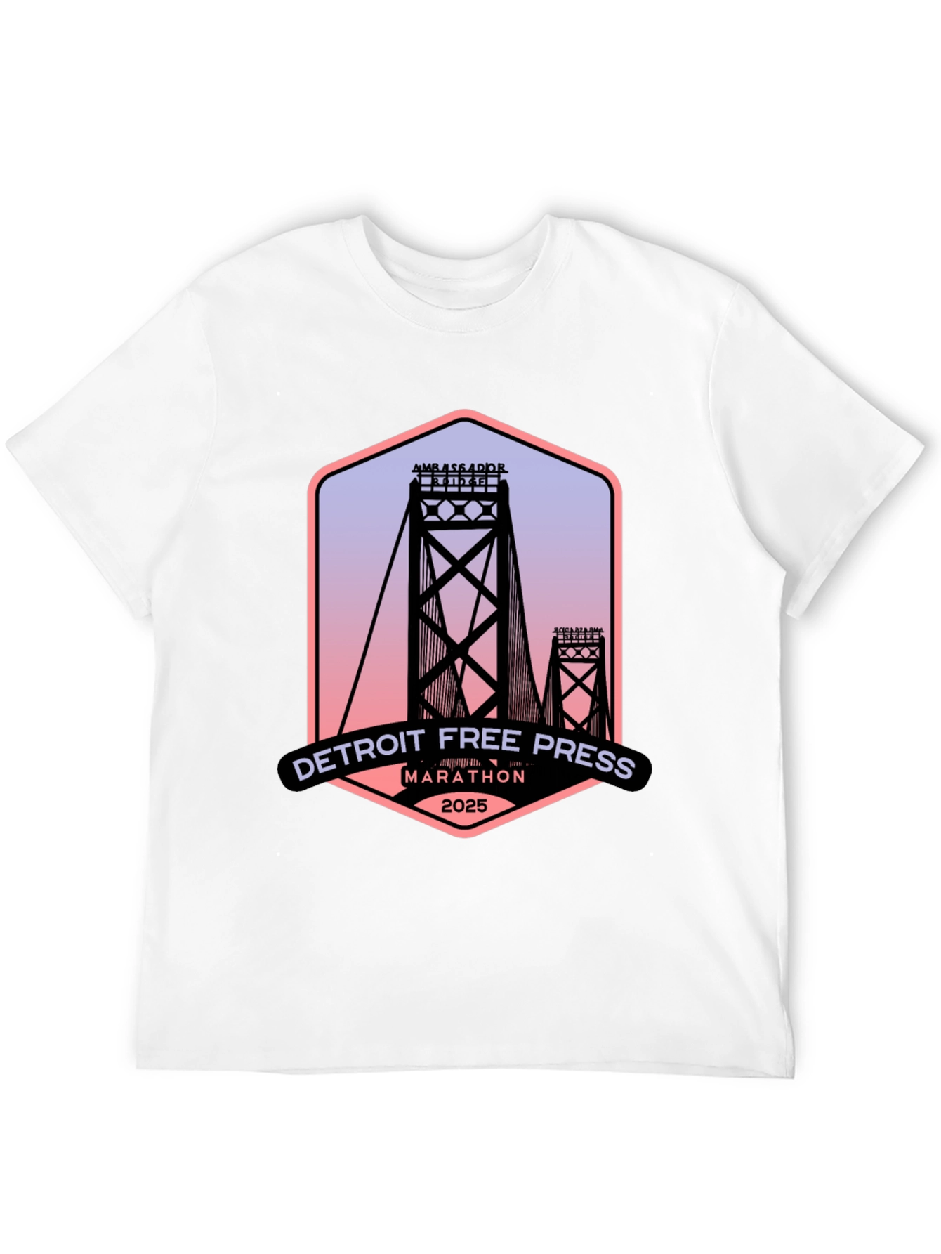 Detroit Free Press Marathon 2025 T-Shirt