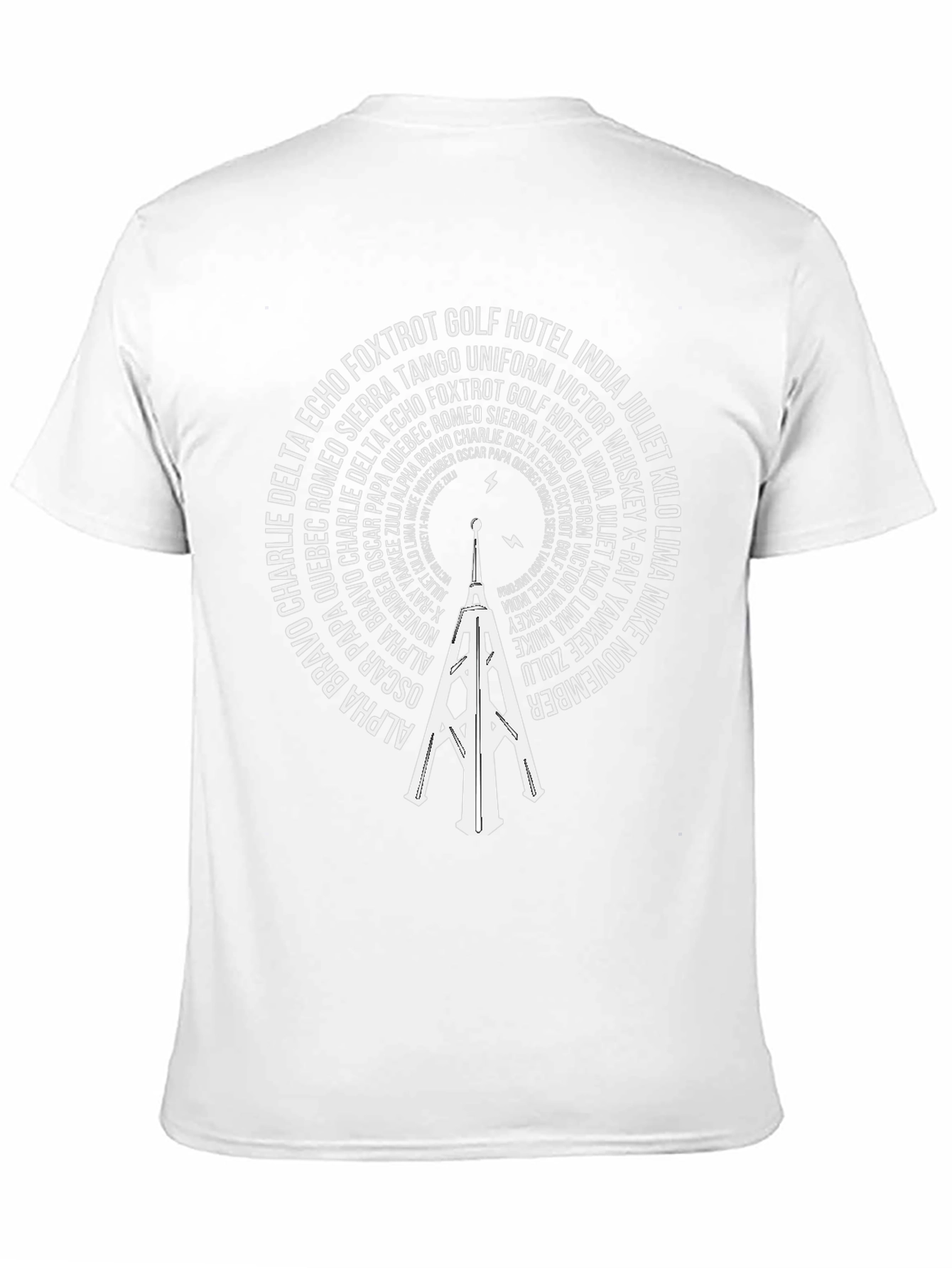 Phonetic Alphabet Tower T-Shirt - Aviation Style