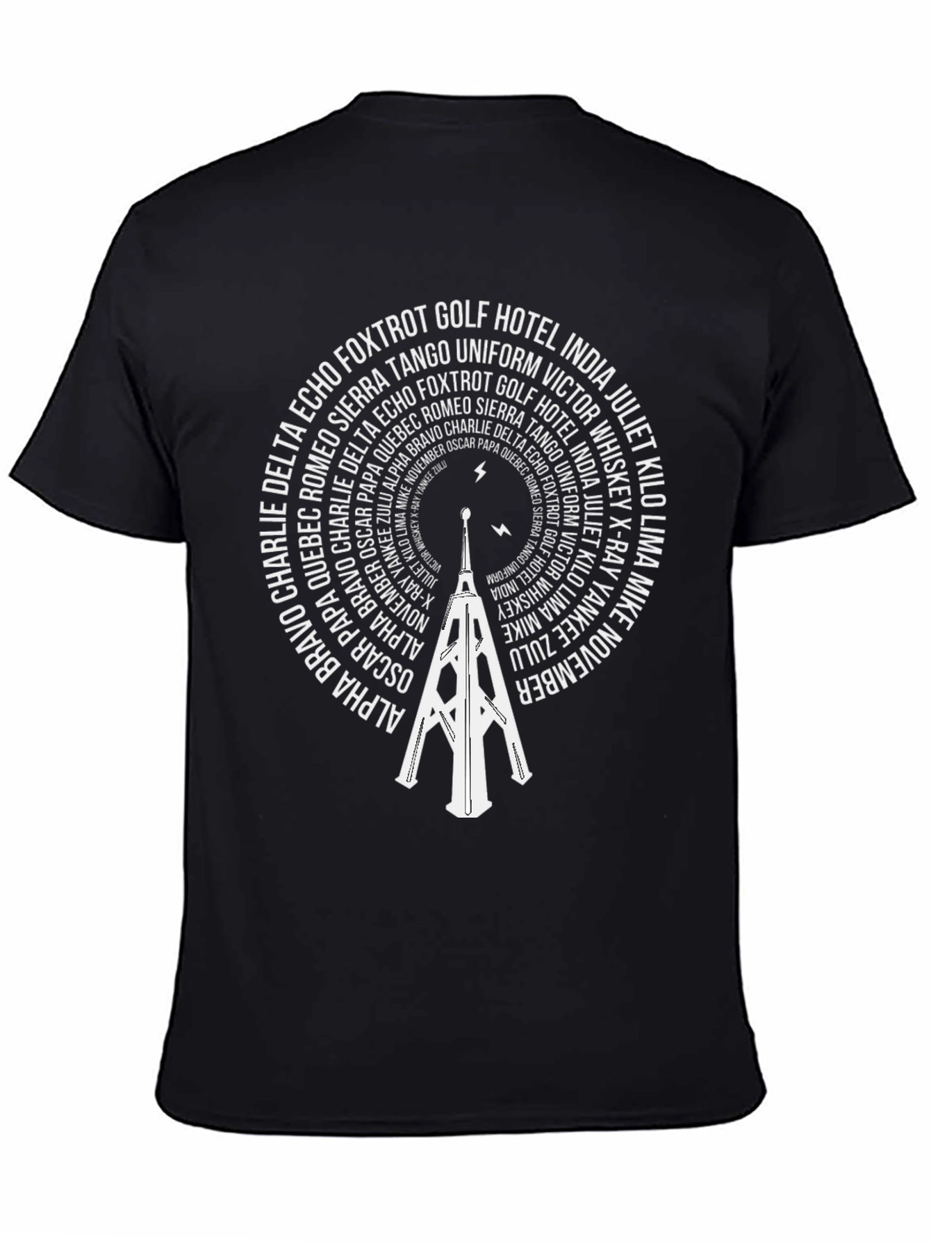 Phonetic Alphabet Tower T-Shirt - Aviation Style