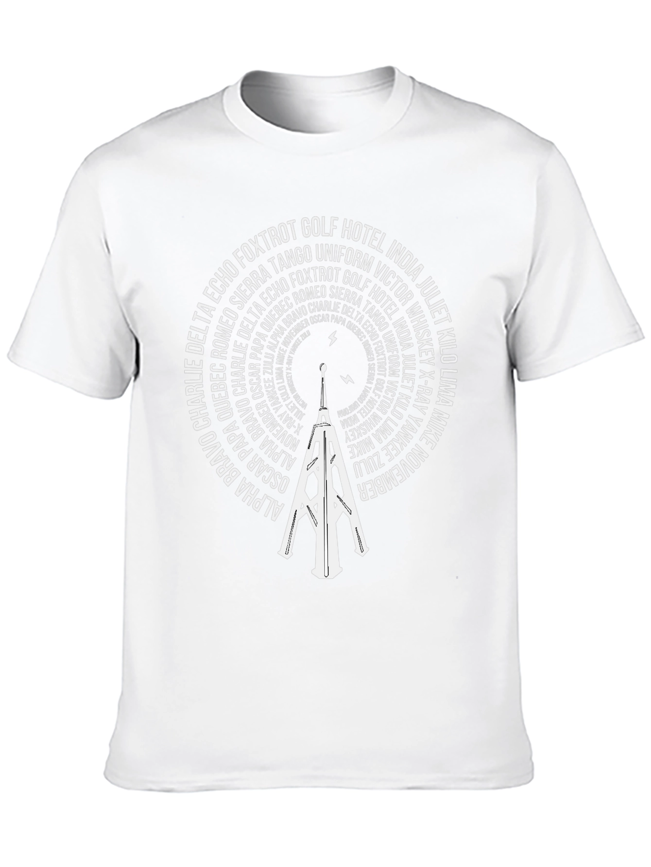 Phonetic Alphabet Tower T-Shirt - Aviation Style