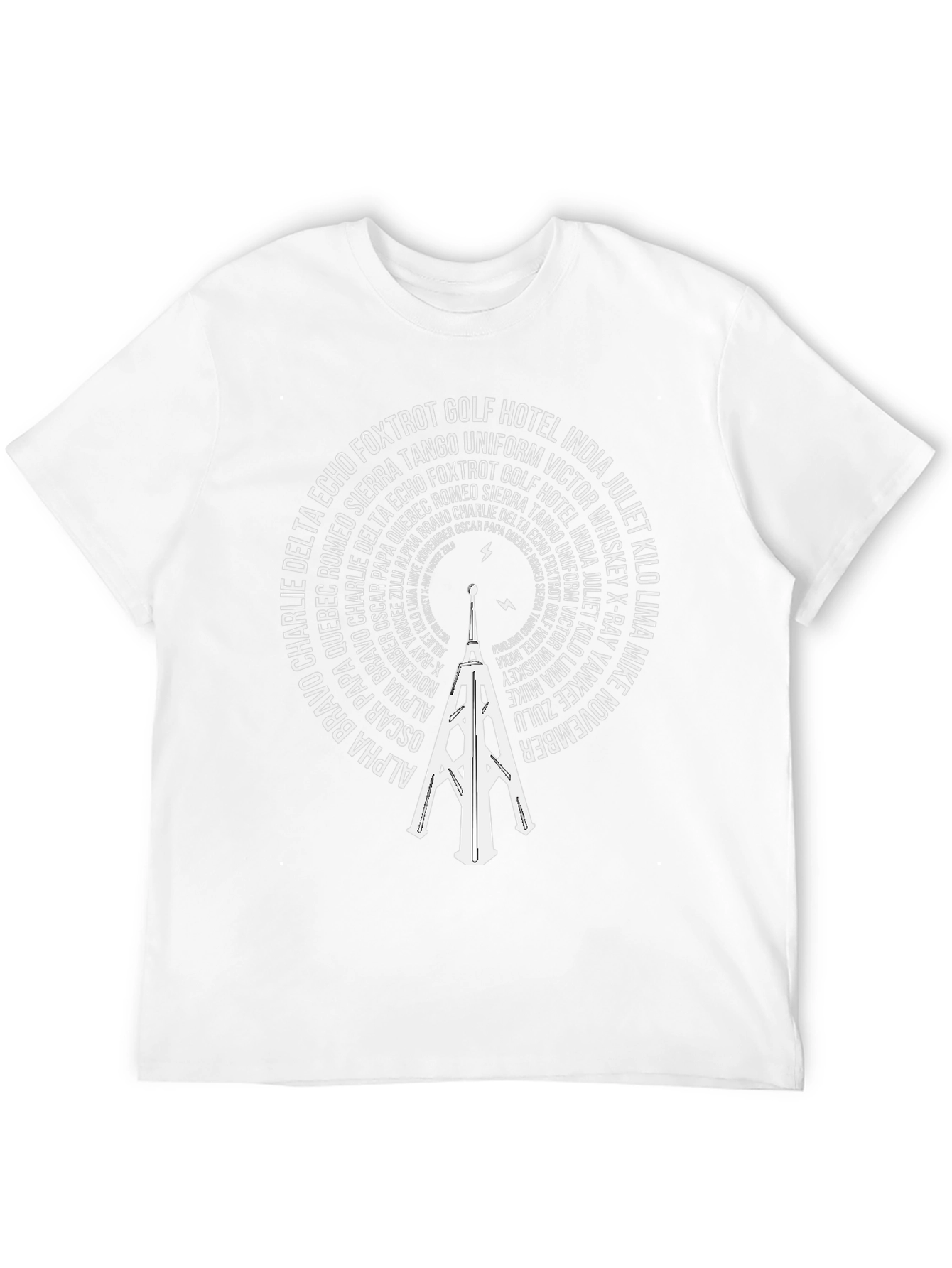 Phonetic Alphabet Tower T-Shirt - Aviation Style