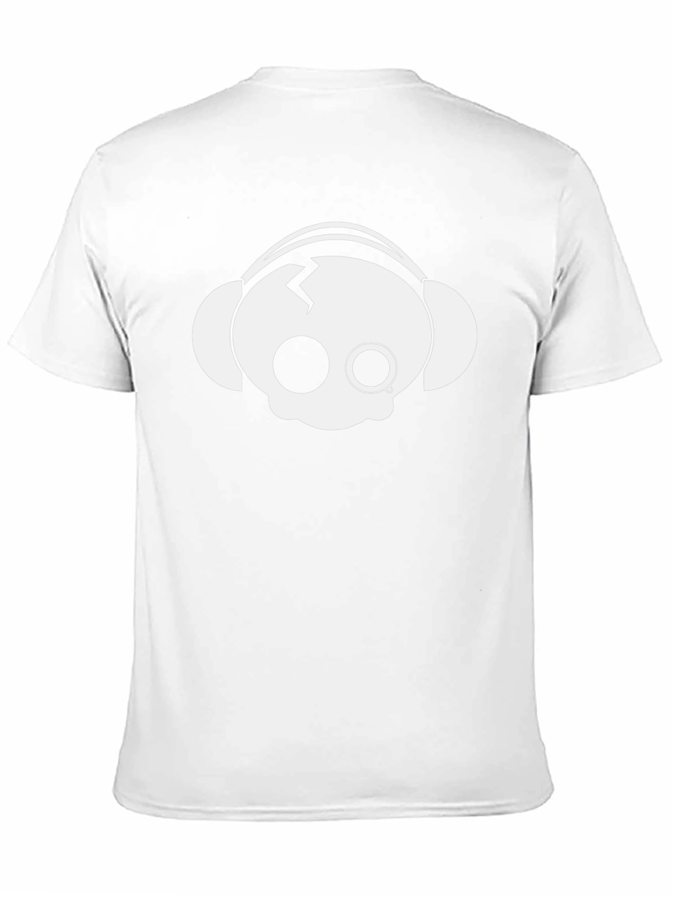Skull Headphone Graphic Tee - Modern Style