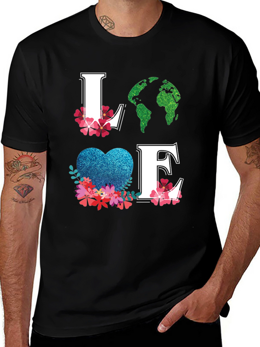 Love Earth Graphic Tee - Eco-Friendly