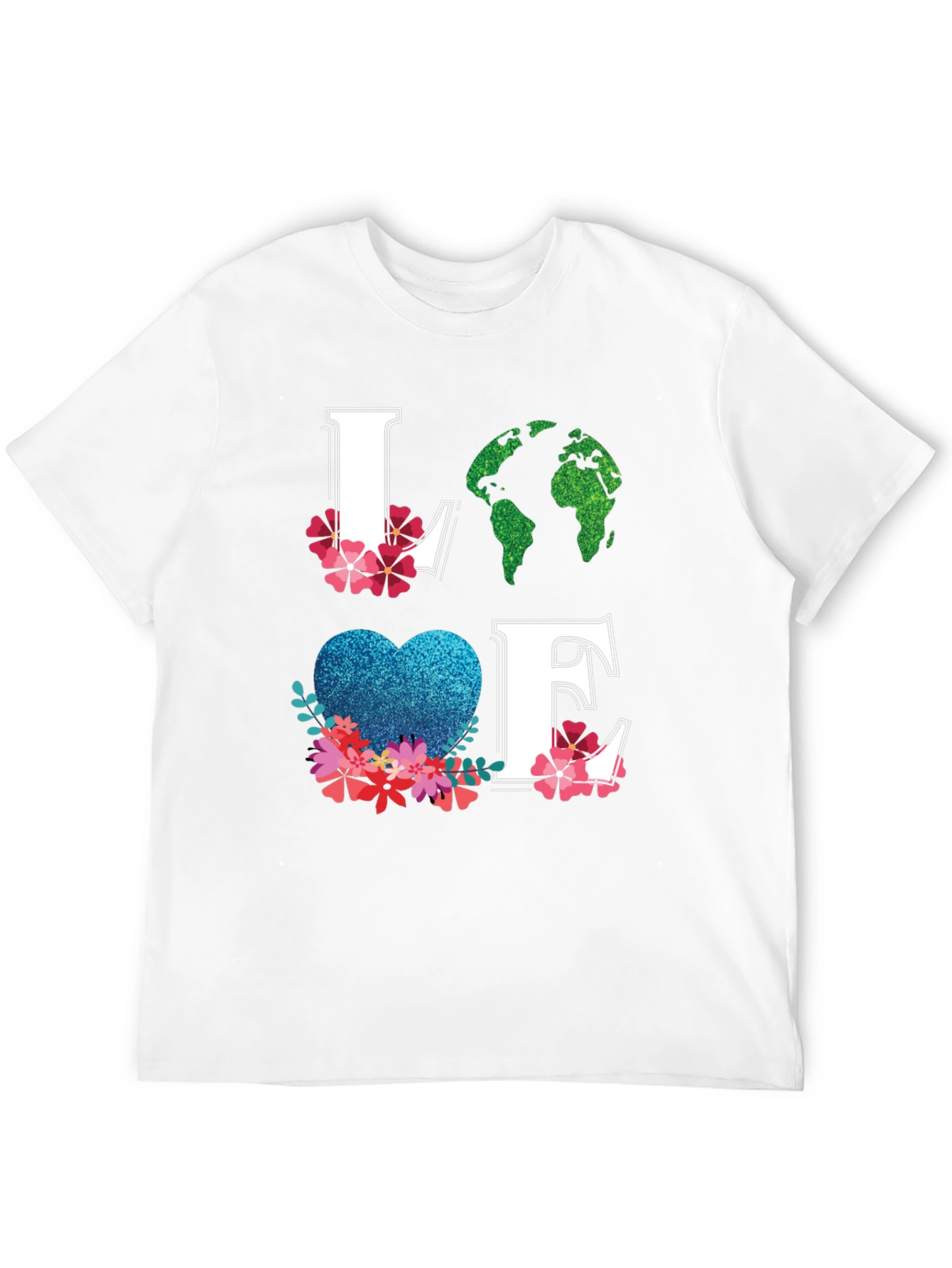 Love Earth Graphic Tee - Eco-Friendly