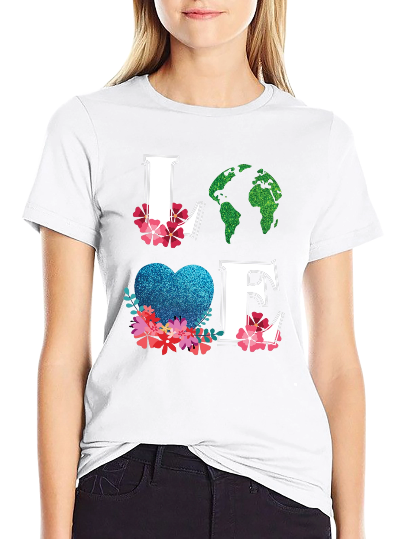 Love Earth Graphic Tee - Eco-Friendly