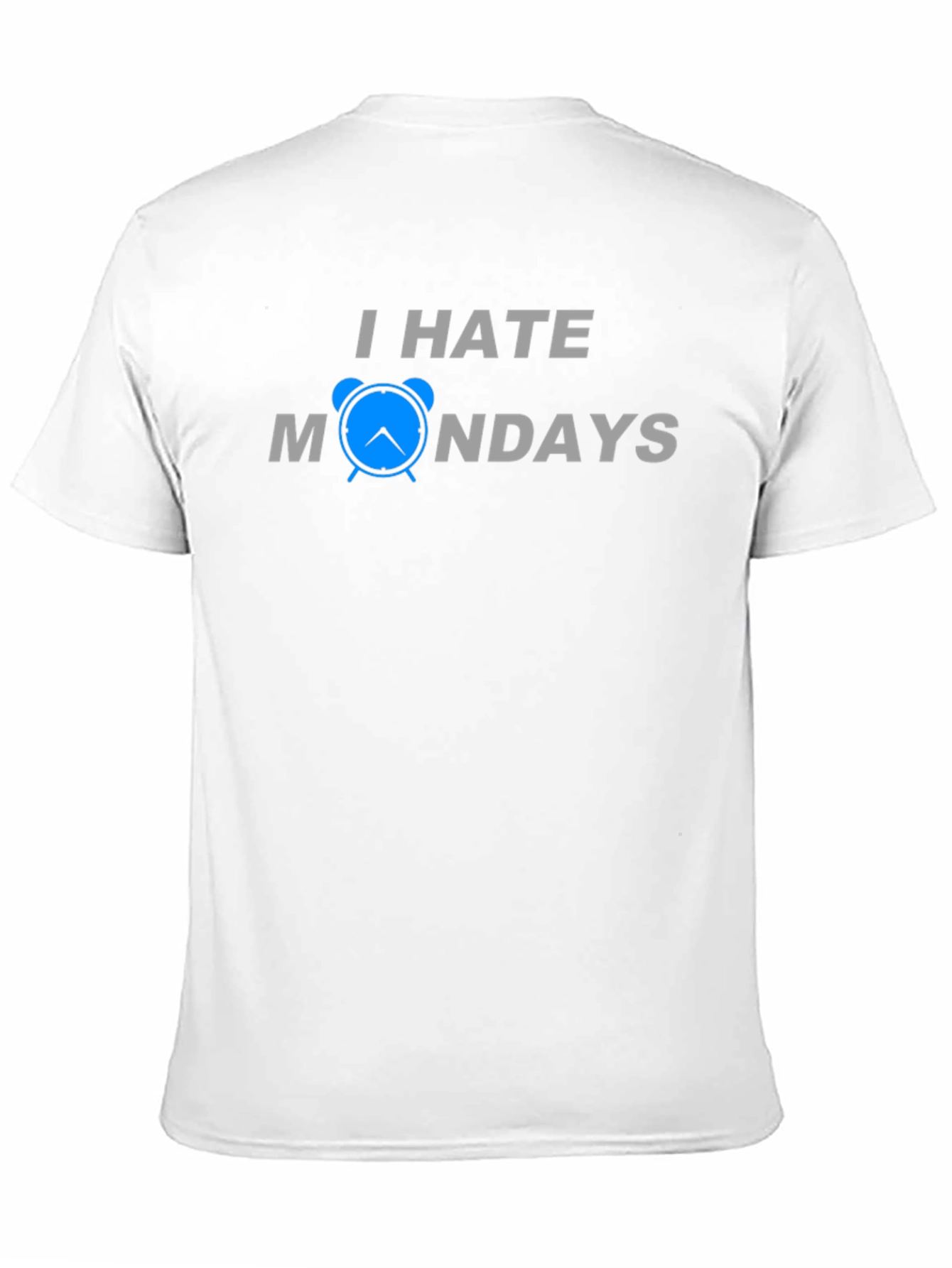 I Hate Mondays T-Shirt - Funny Alarm Clock Design