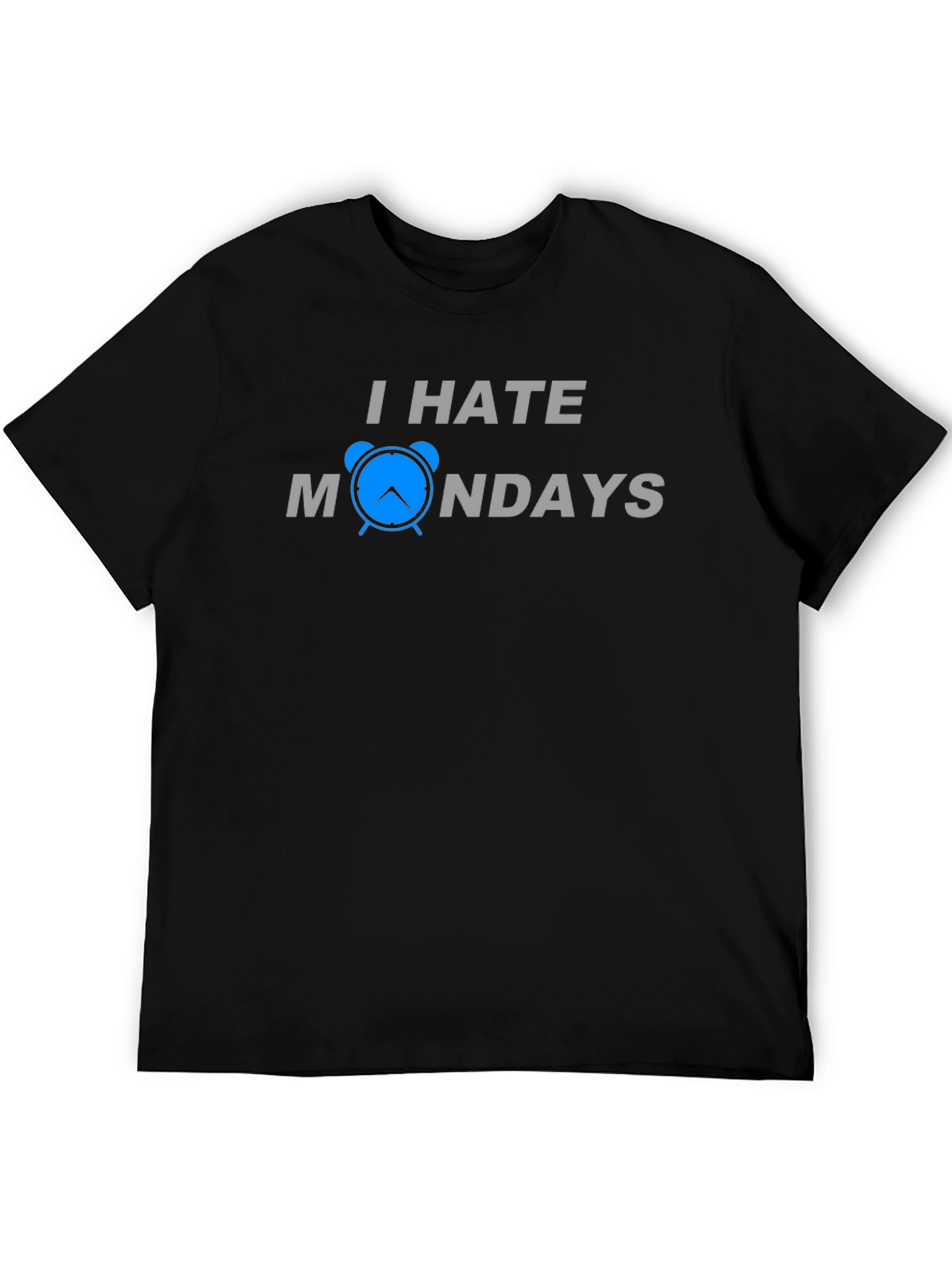 I Hate Mondays T-Shirt - Funny Alarm Clock Design